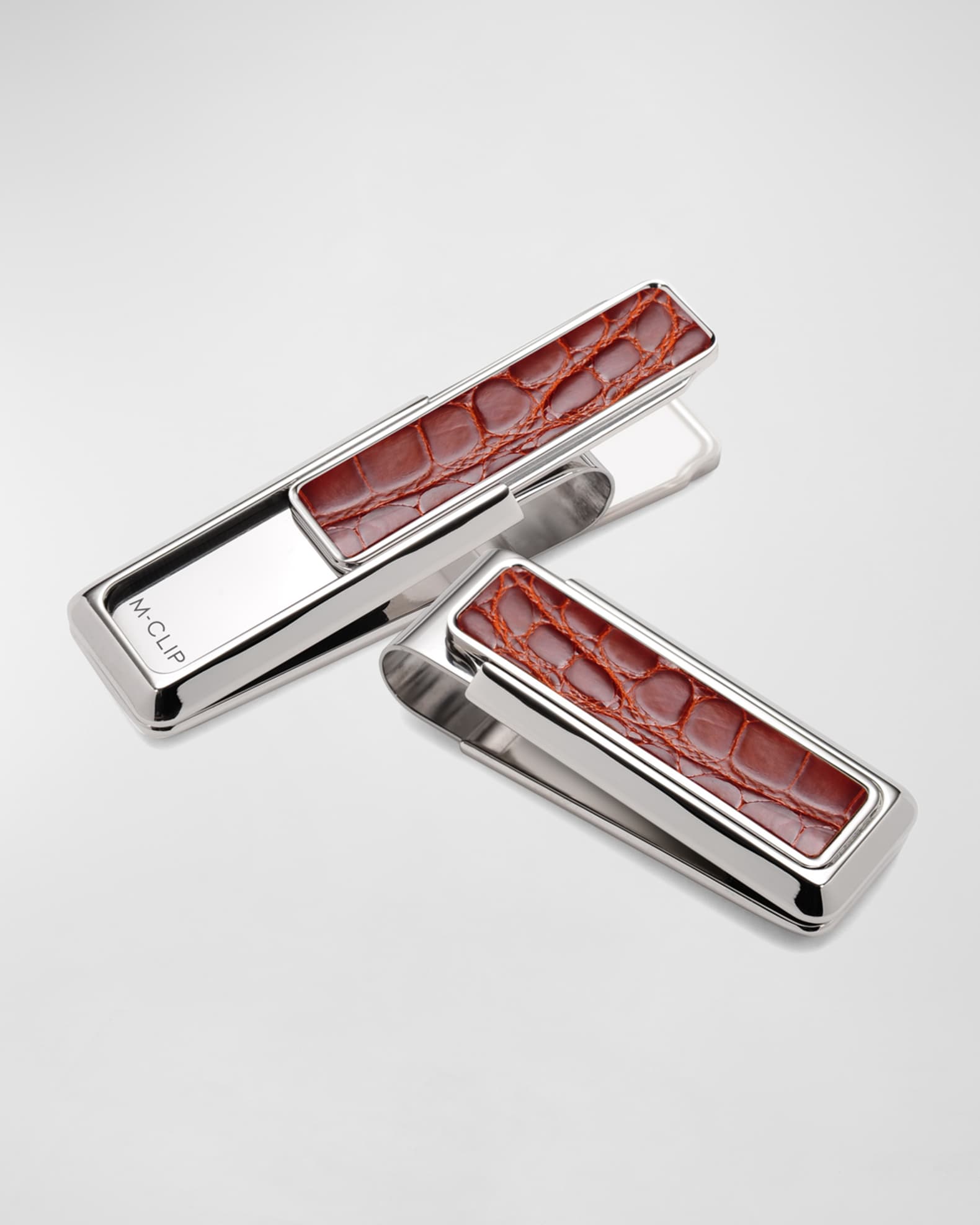 Monterey Alligator Money Clip, Brown 0