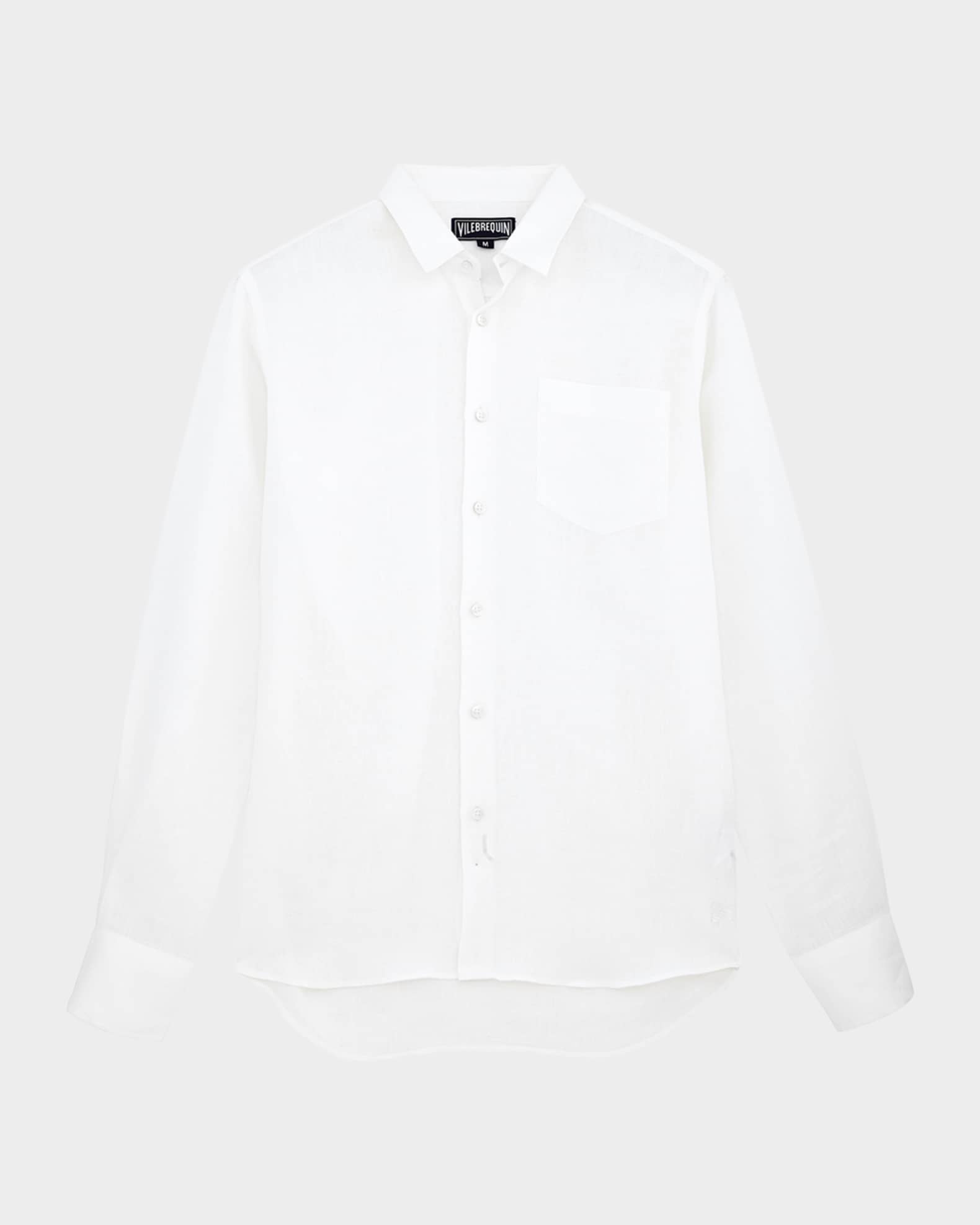 Caroubis Linen Pocket Sport Shirt 0