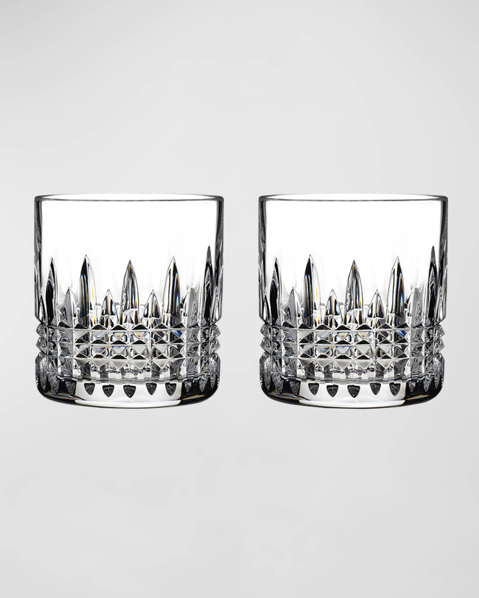 Waterford Crystal Lismore Diamond Straight Sided Tumblers 6 oz., Set of 2