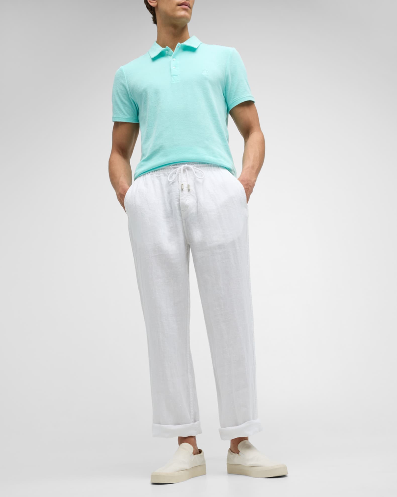 Pacha Drawstring Linen Pants 1