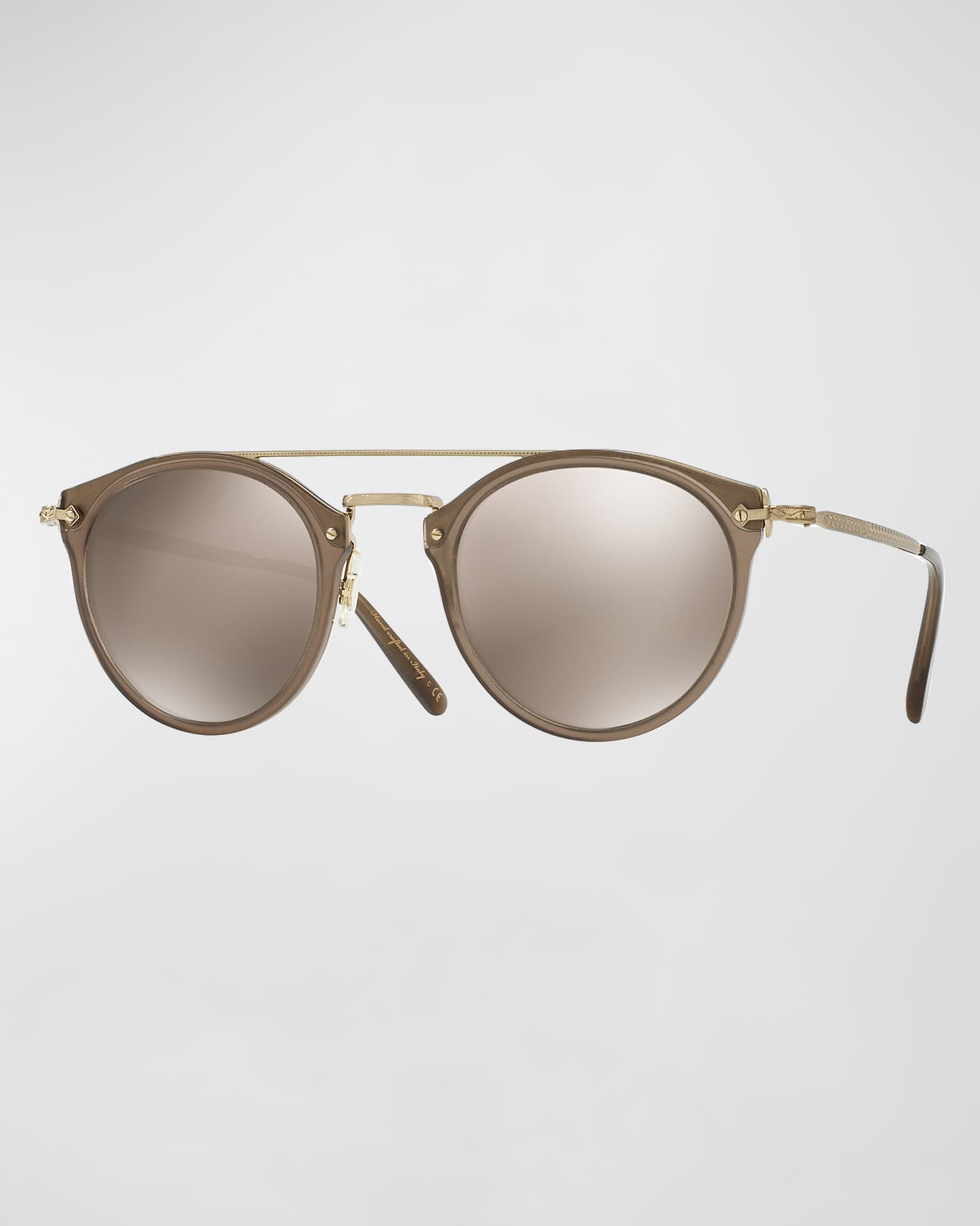 Mirrored brow bar sunglasses sales