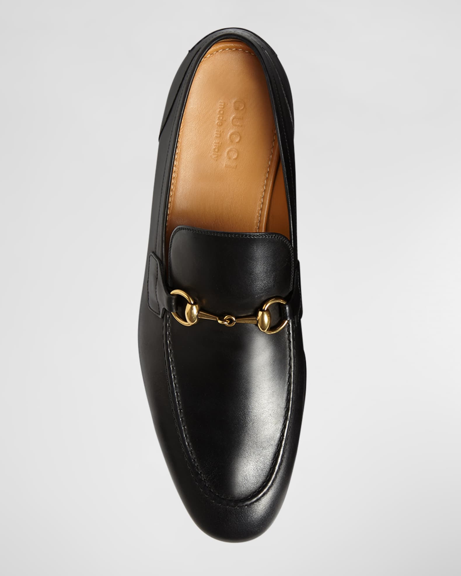 Gucci Men's Jordaan Horsebit Leather Loafers