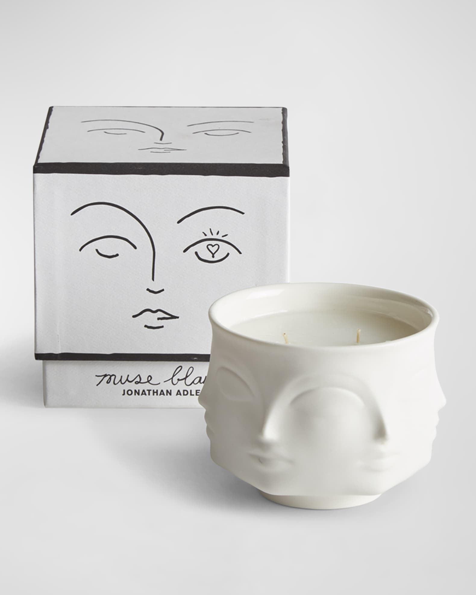 Jonathan Adler White Muse Candle Neiman Marcus