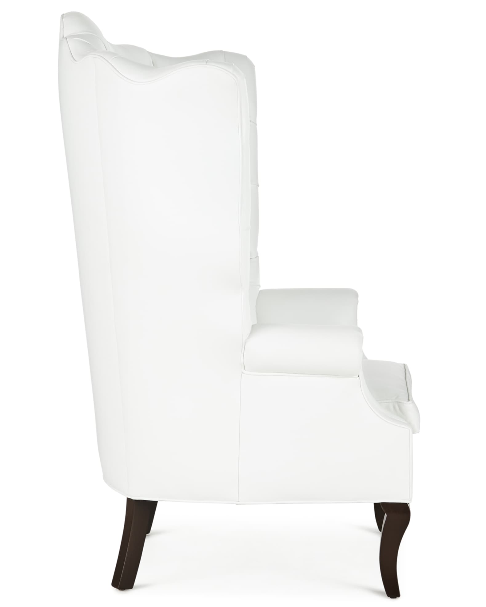 Pantages Leather Wing Chair 1