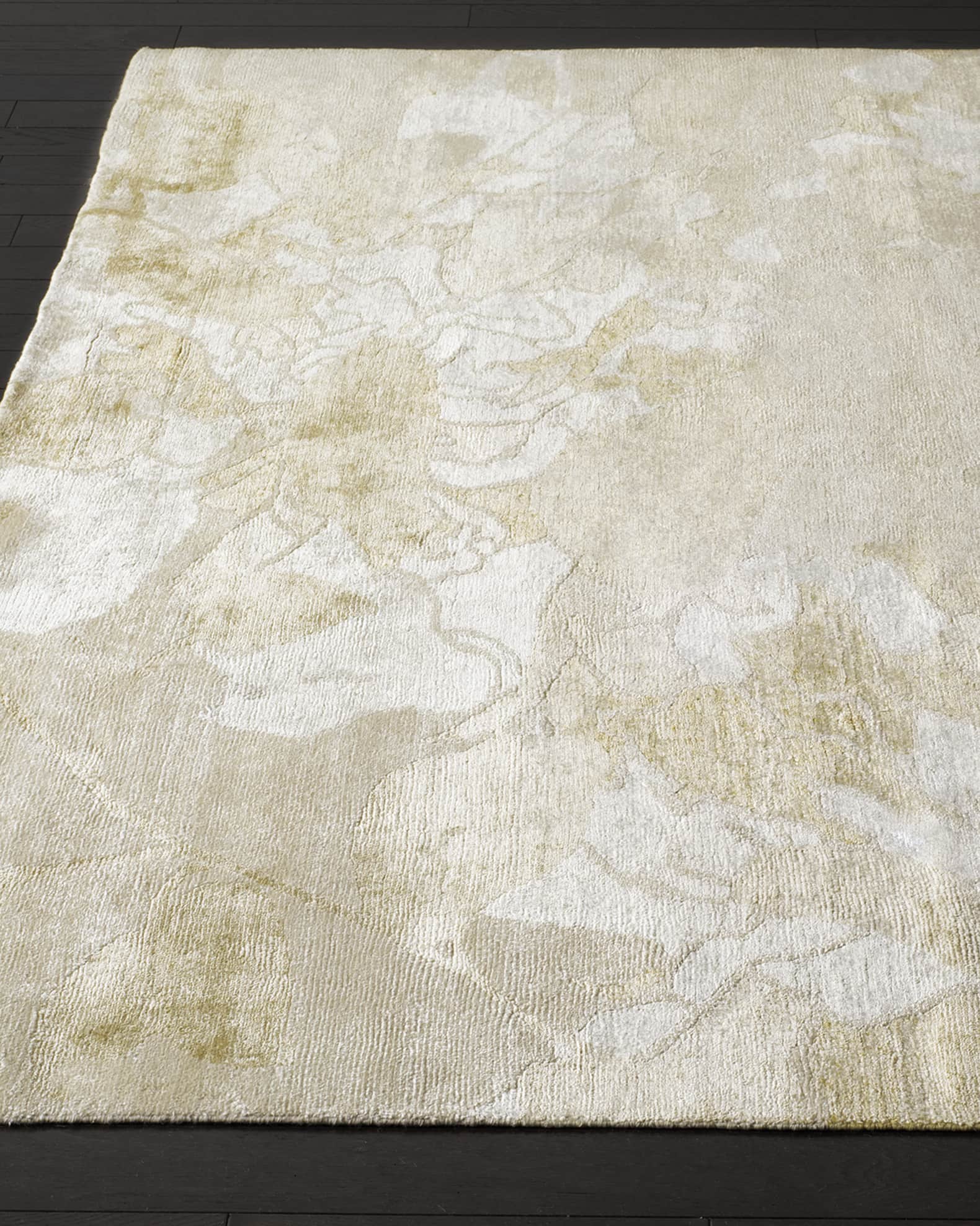 Petal Floral Wash Rug 0