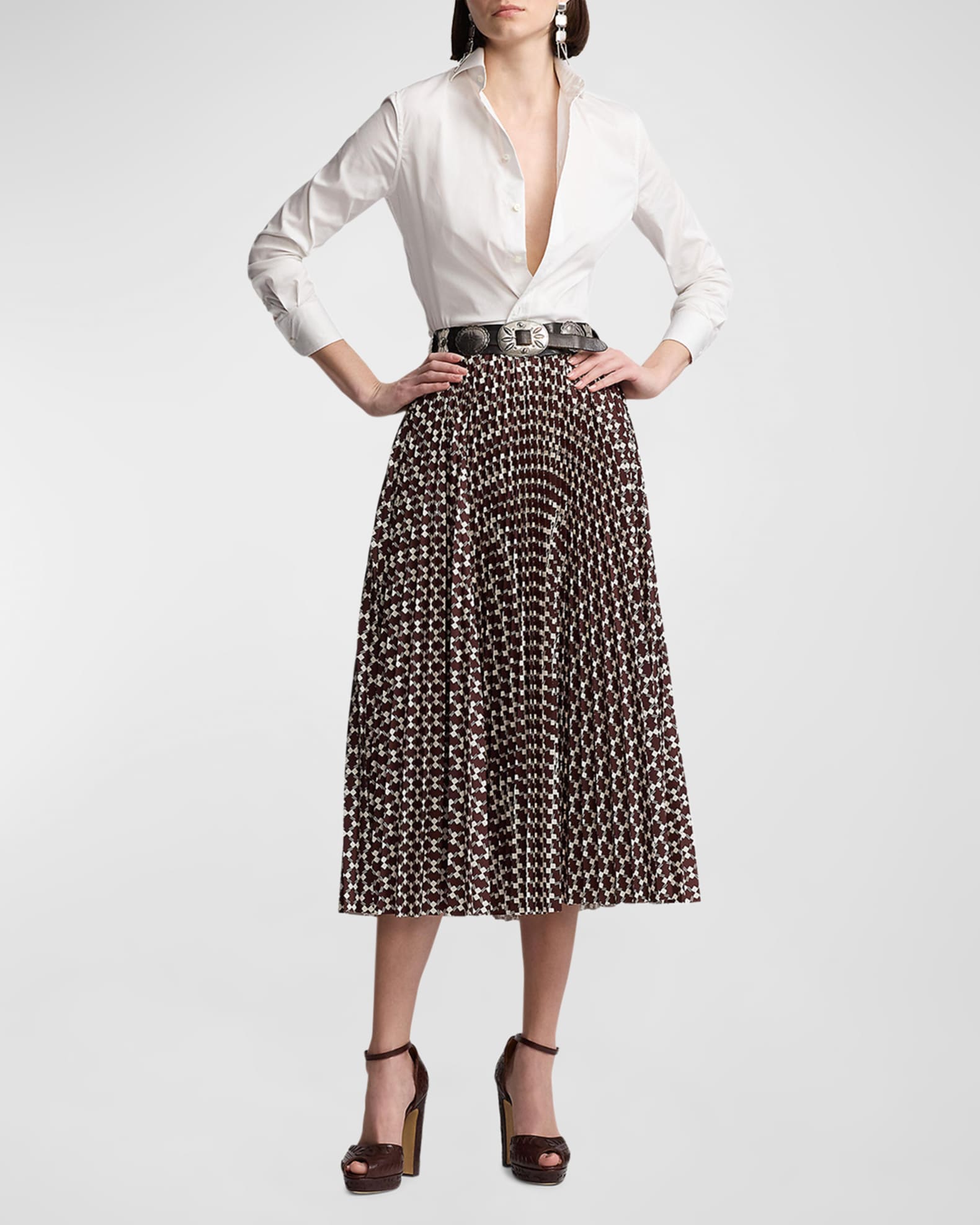 Charmain Stretch Poplin Shirt 1