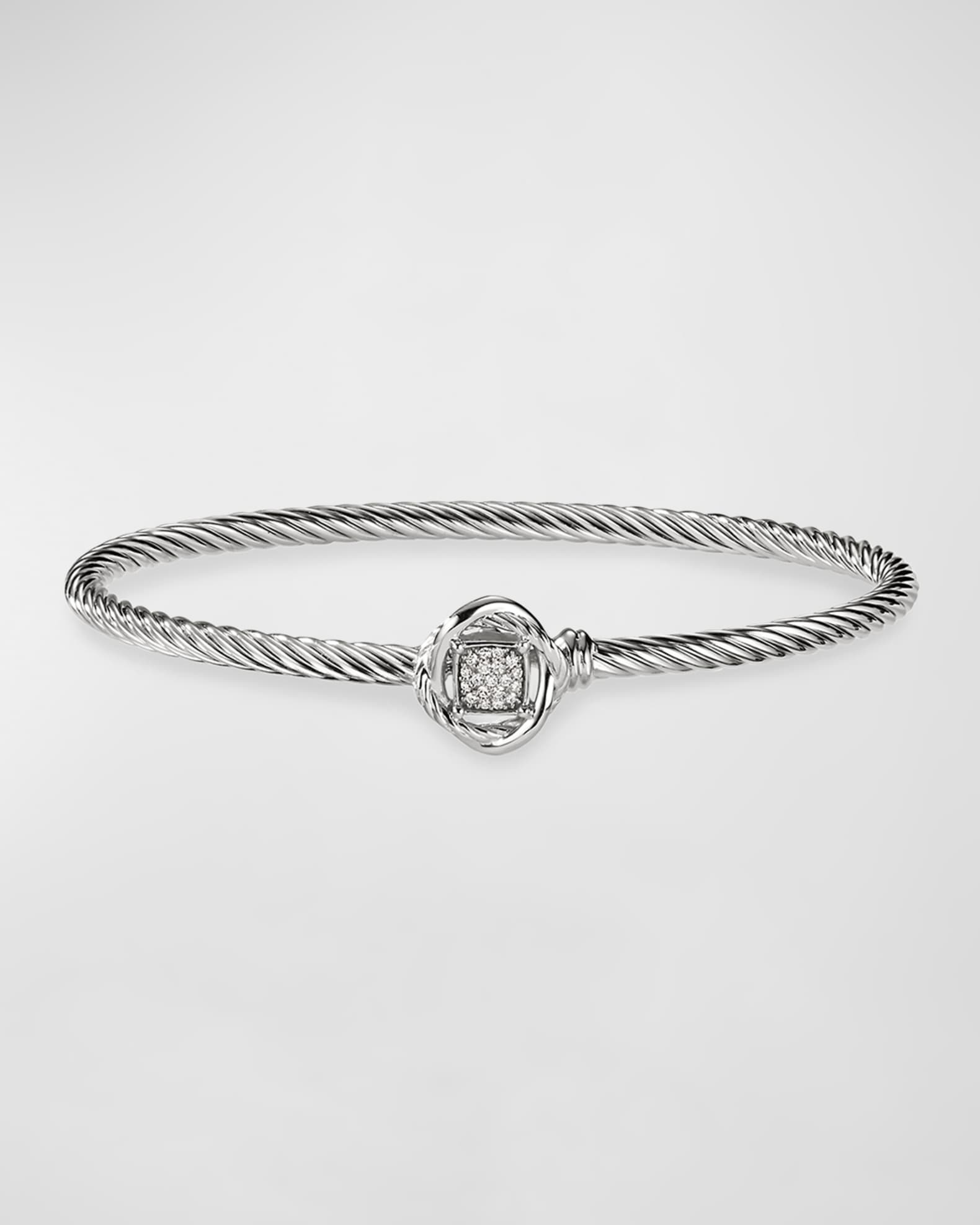 David Yurman Infinity Bracelet with Diamonds Neiman Marcus