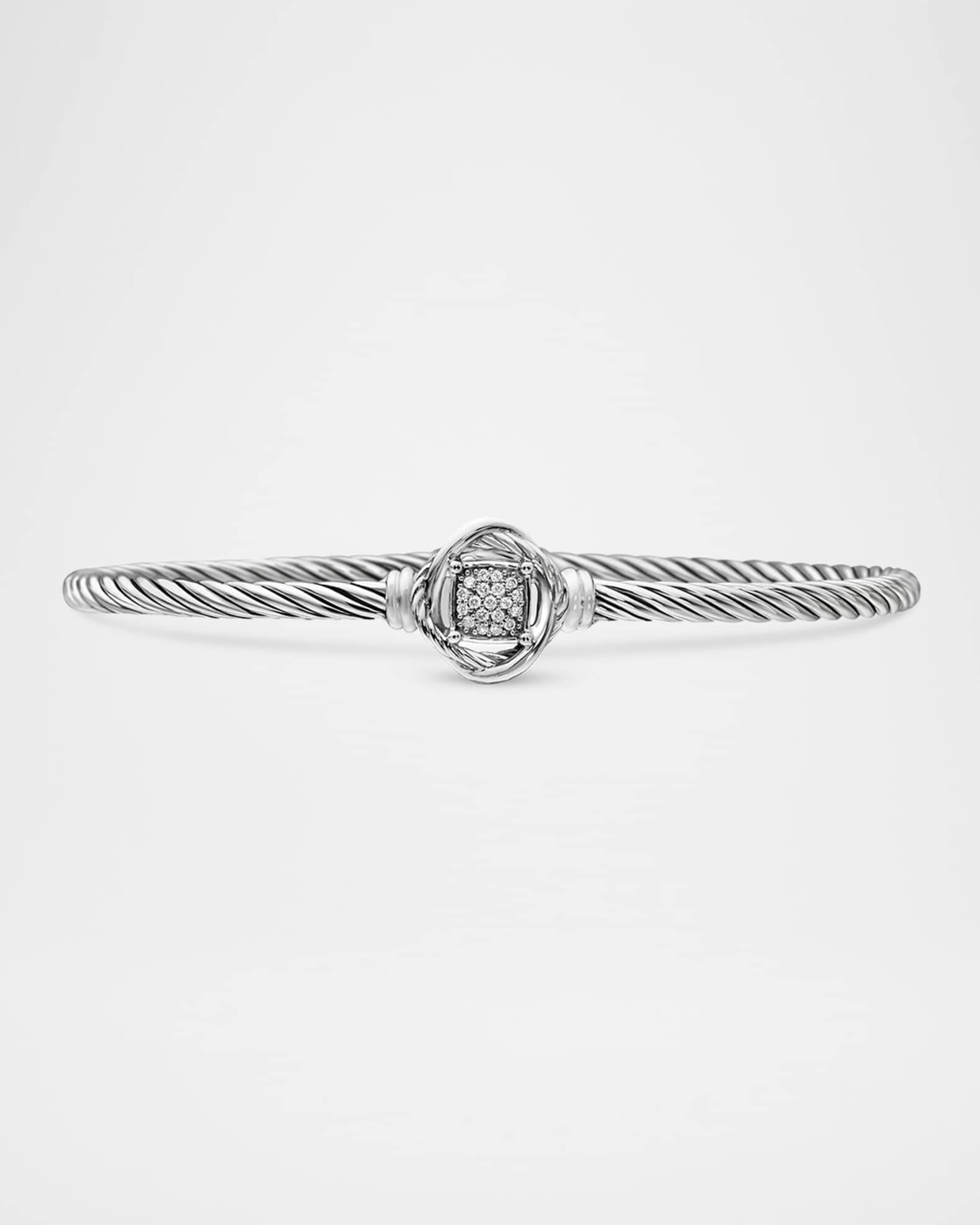 Infinity Bracelet with Diamonds