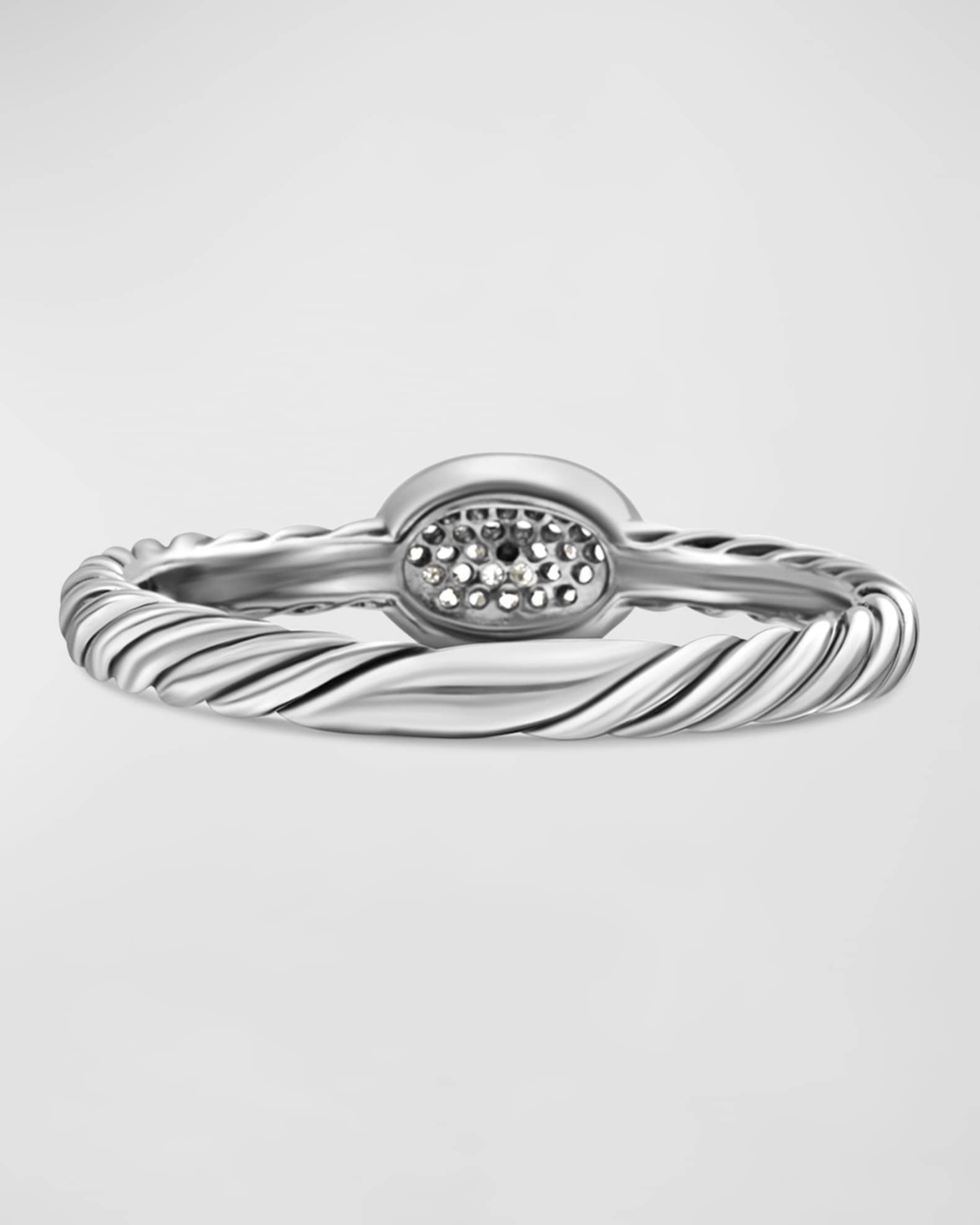 David yurman petite pave oval ring with diamonds clearance