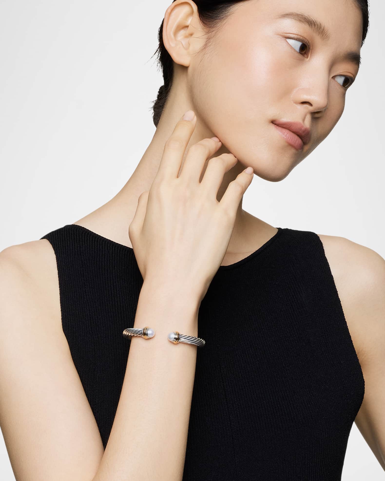 7mm Cable Bracelet in Silver 1