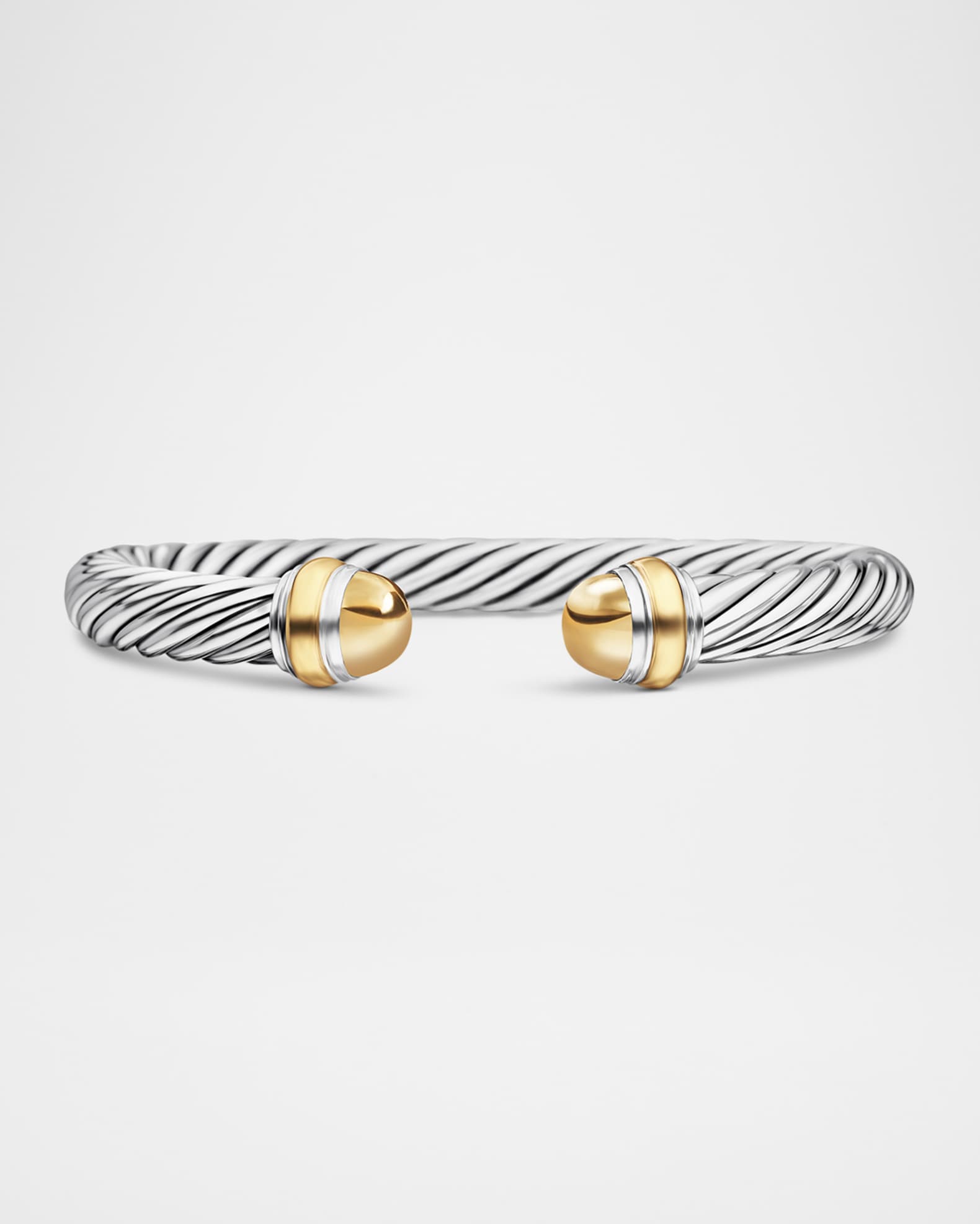 7mm Cable Bracelet in Silver 0