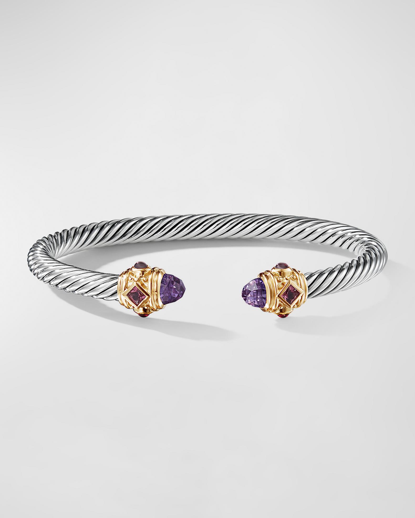 David Yurman Renaissance Bracelet with Semiprecious Stone & 14k Gold ...