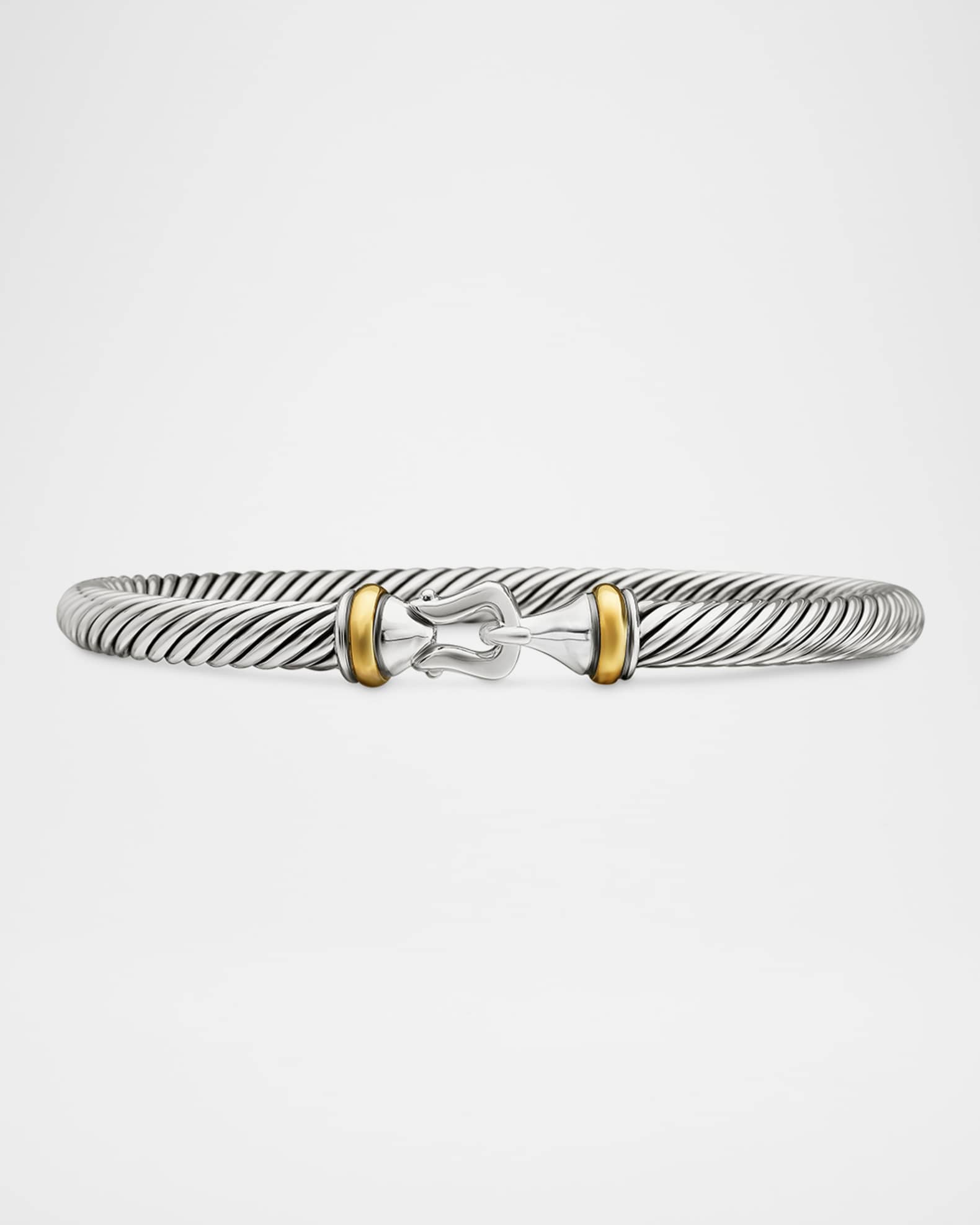 Cable buckle bracelet sales