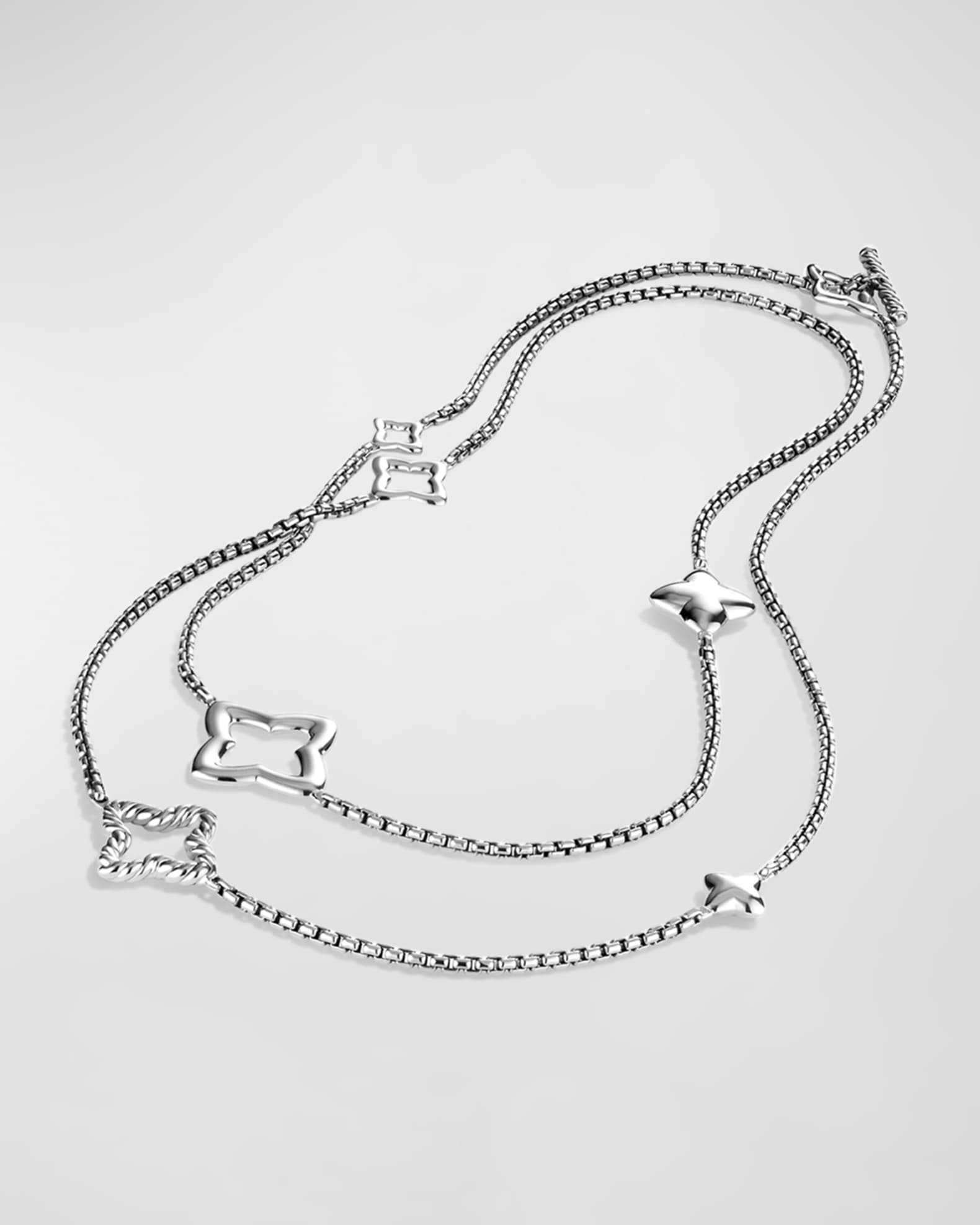 David Yurman Quatrefoil Chain Necklace | Neiman Marcus