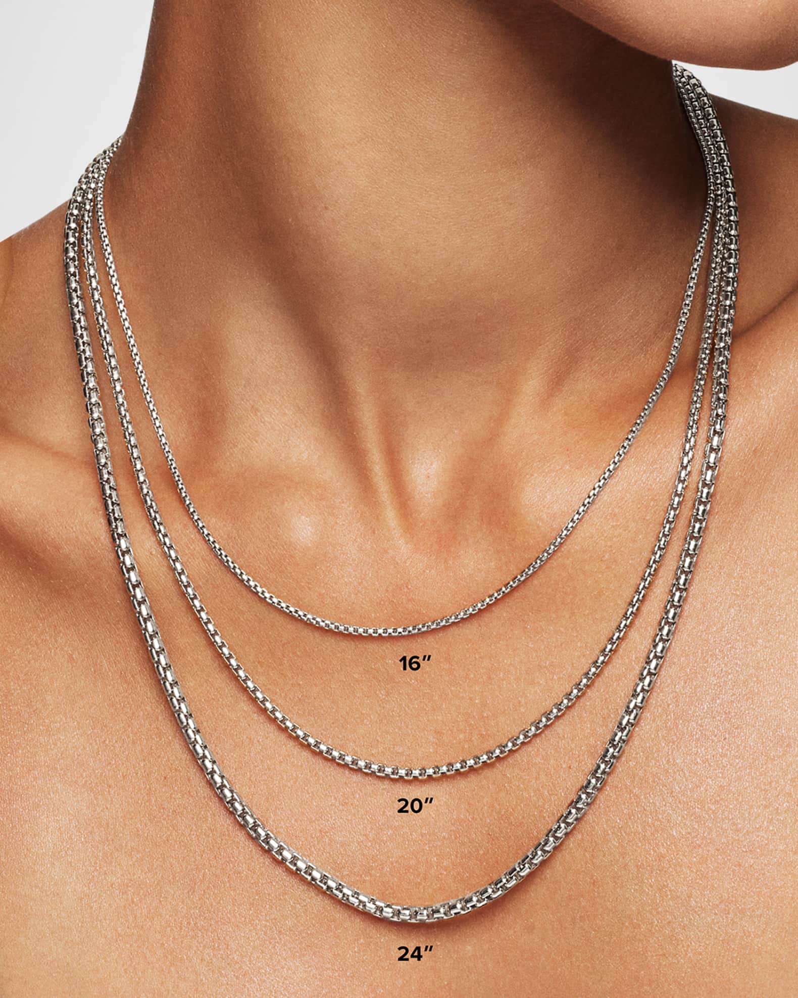 David Yurman Petite X Cross in Silver with 14K Gold on Chain