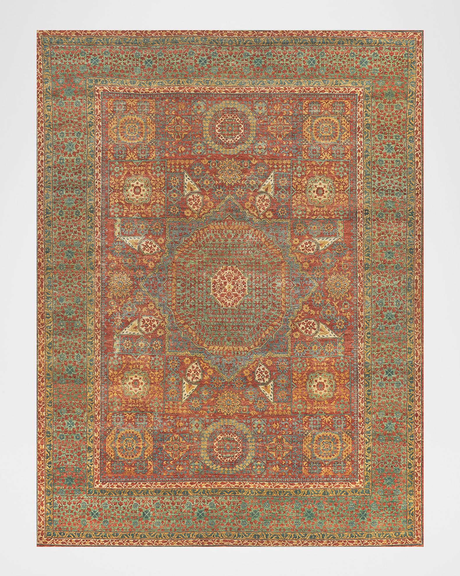 Exquisite Rugs Gable Colors Hand Knotted Rug, 9' x 12' | Neiman Marcus