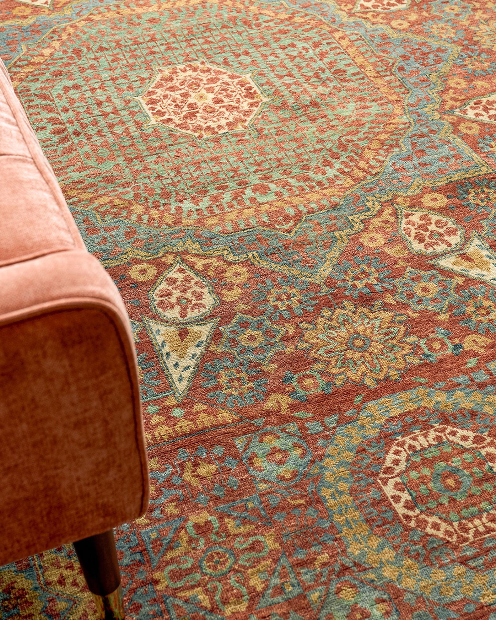 Exquisite Rugs Gable Colors Hand Knotted Rug, 9' x 12' | Neiman Marcus