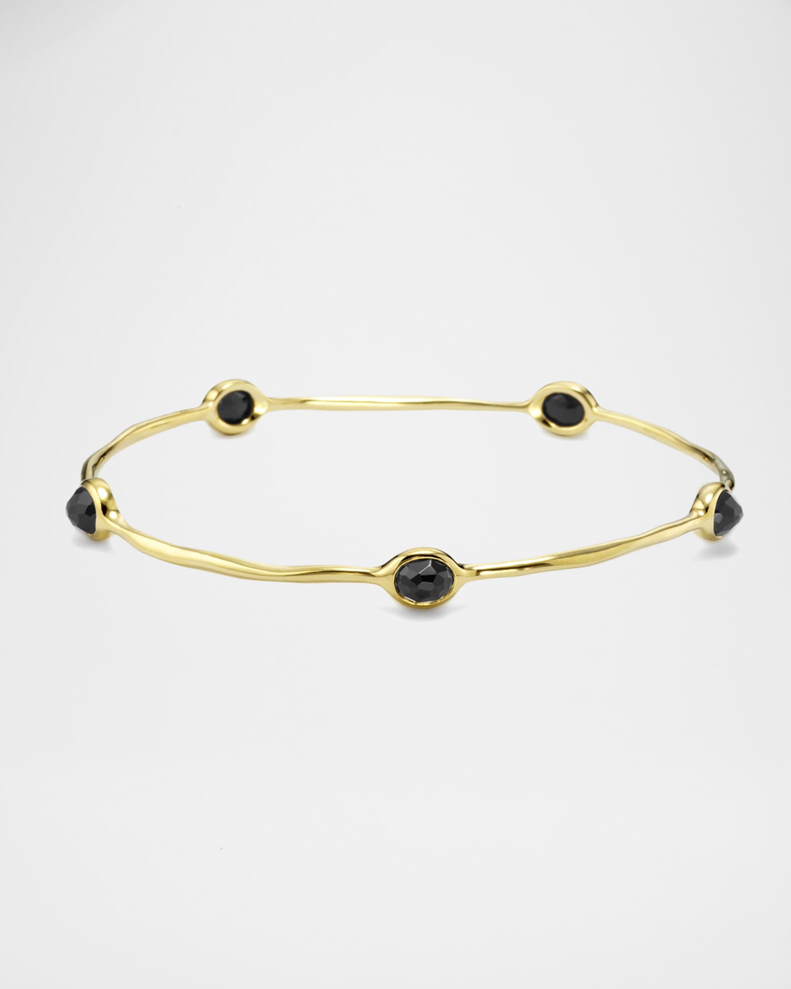 5-Stone Bangle in 18K Gold 0