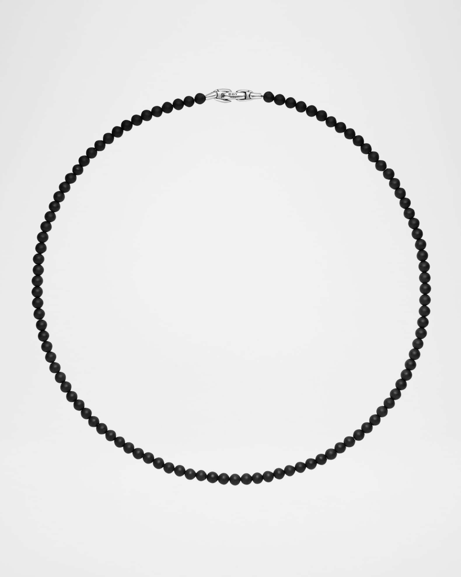 Men's spiritual bead necklace on sale