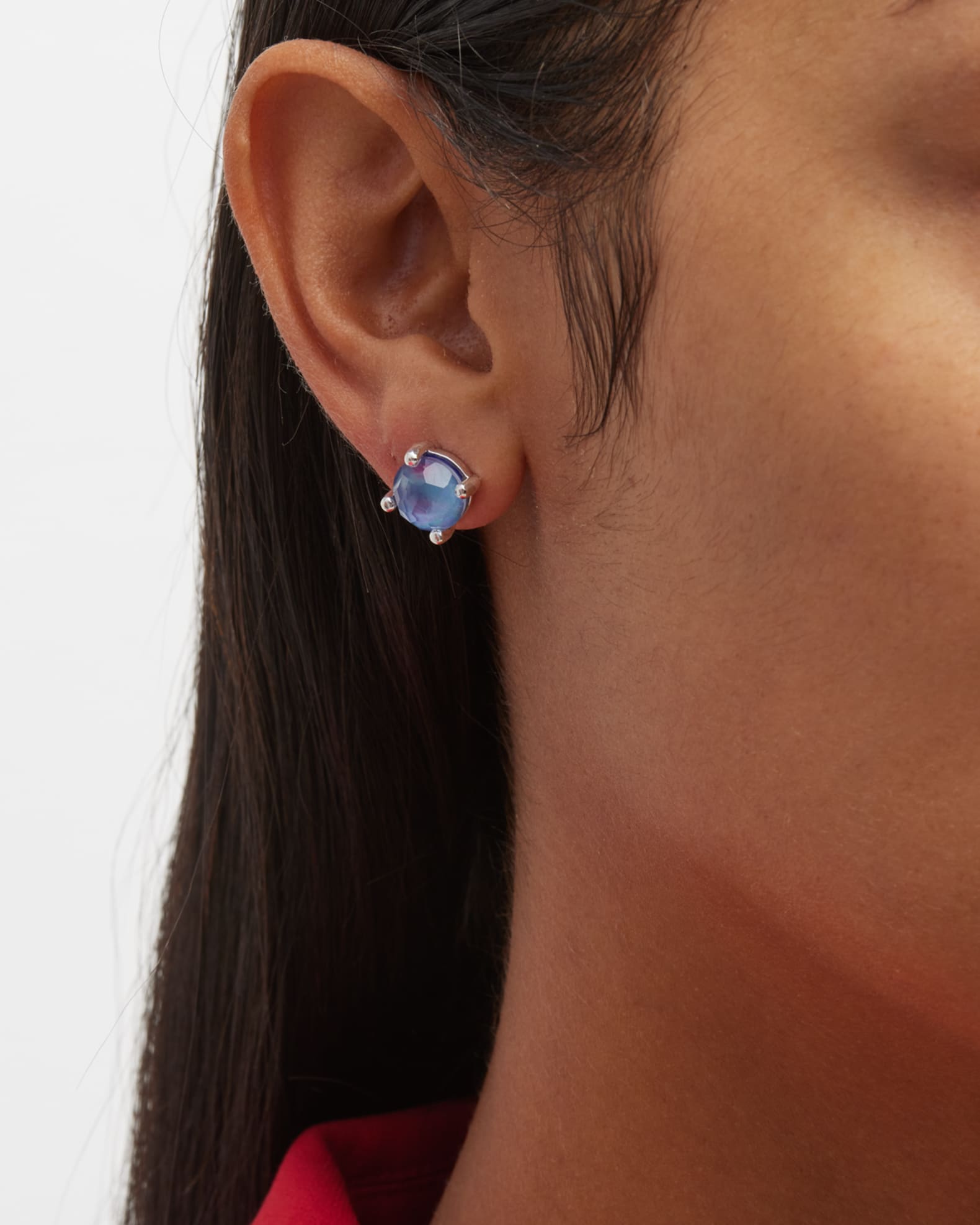 Mini Stud Earrings in Sterling Silver 1