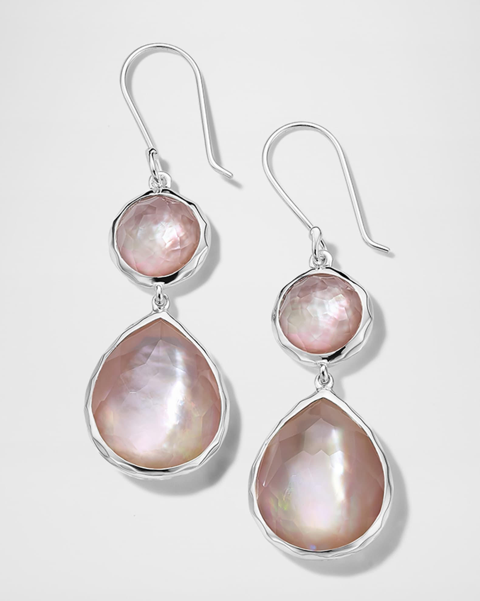 Double Drop Earrings in Sterling Silver 0