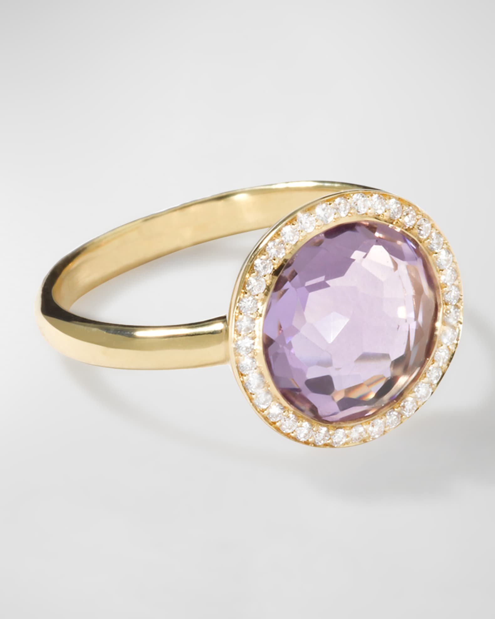 Small Ring in 18K Gold with Diamonds 0
