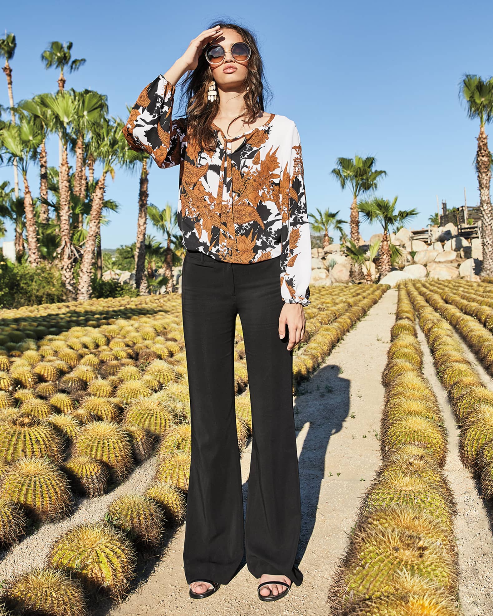 Kobi Halperin Melina Wide-Leg Pants | Neiman Marcus