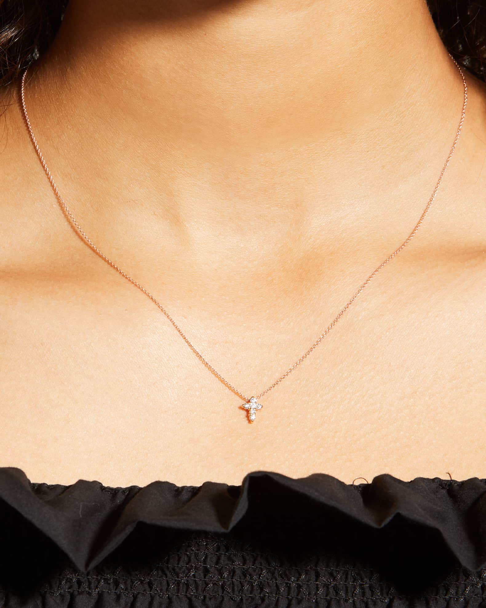 Roberto coin baby cross necklace clearance