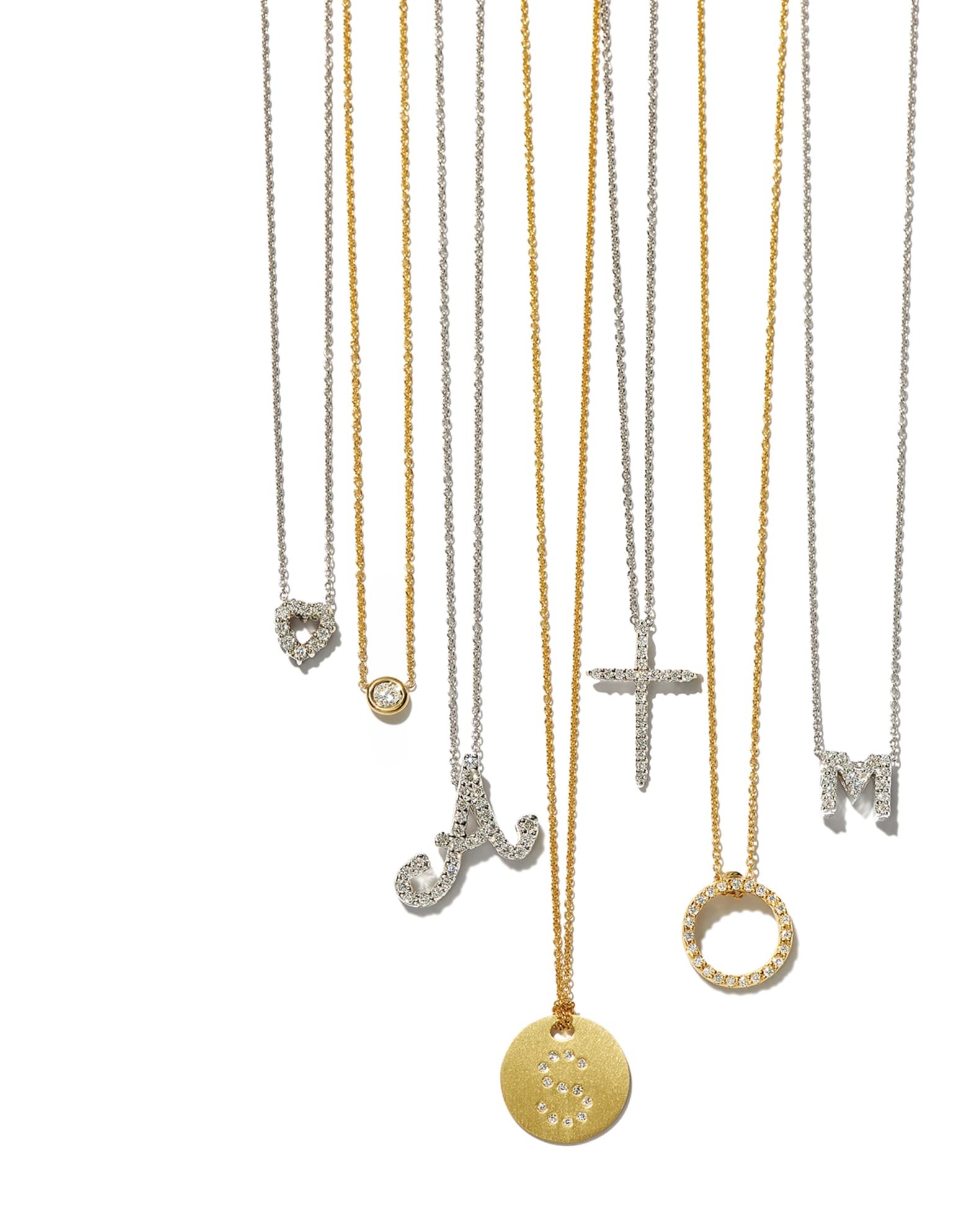 Tiny Treasure Circle of Life Necklace with Diamonds 1
