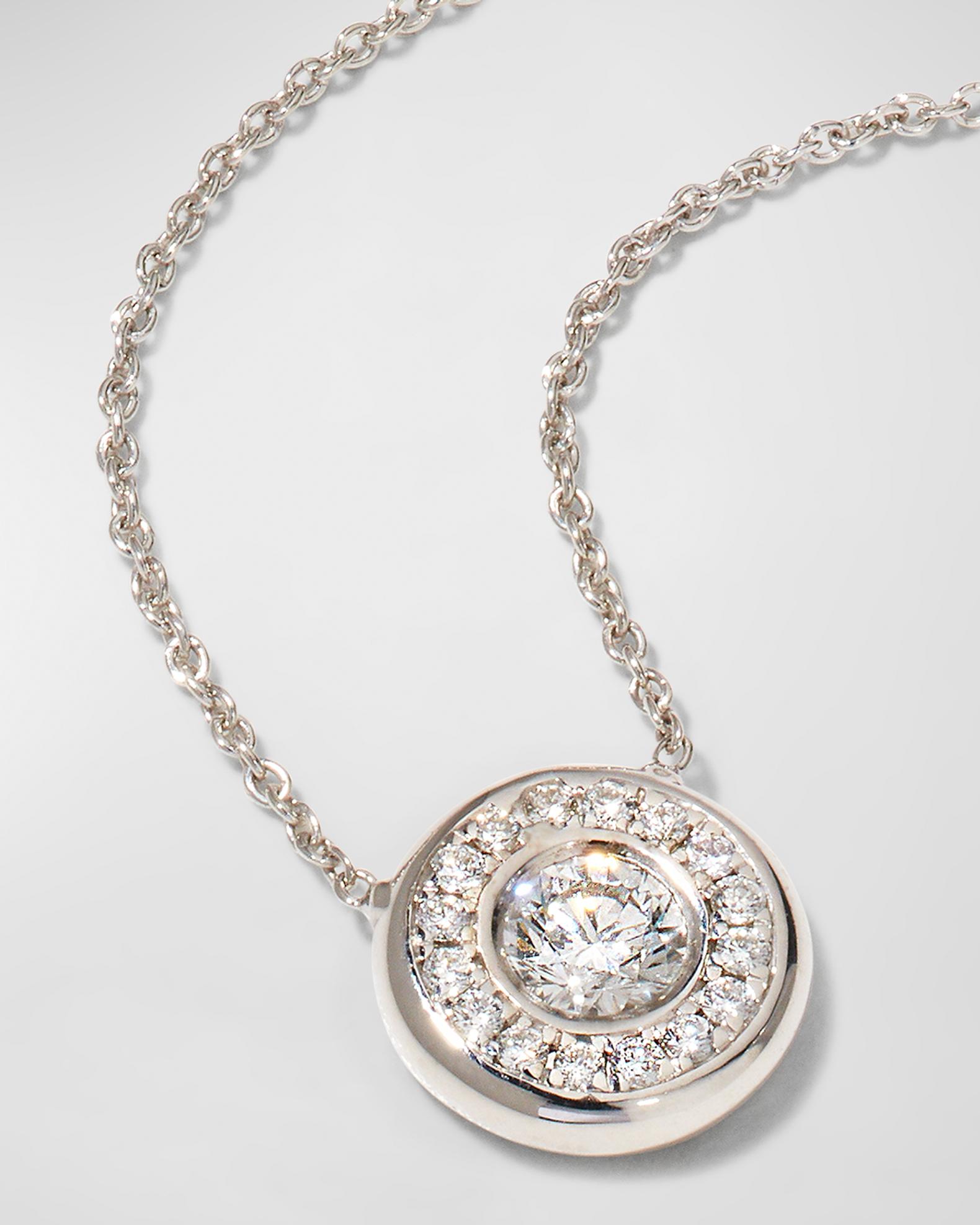 Roberto Coin 18k Gold Pave Diamond Pendant Necklace | Neiman Marcus
