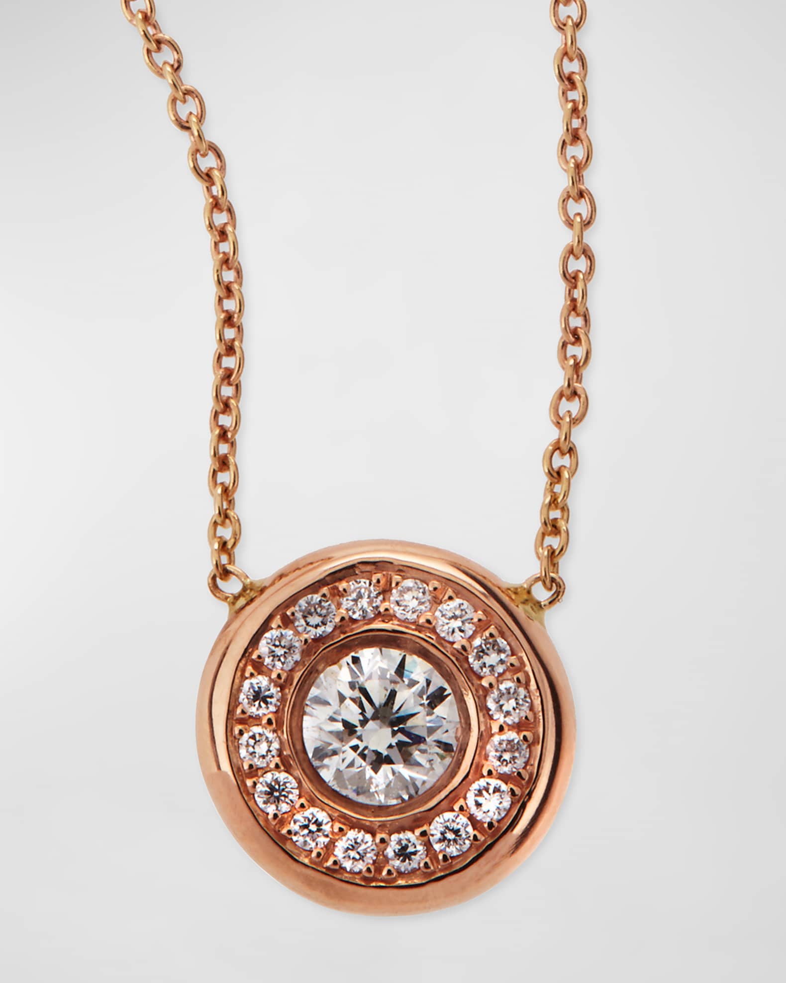 Roberto Coin 18k Gold Pave Diamond Pendant Necklace | Neiman Marcus