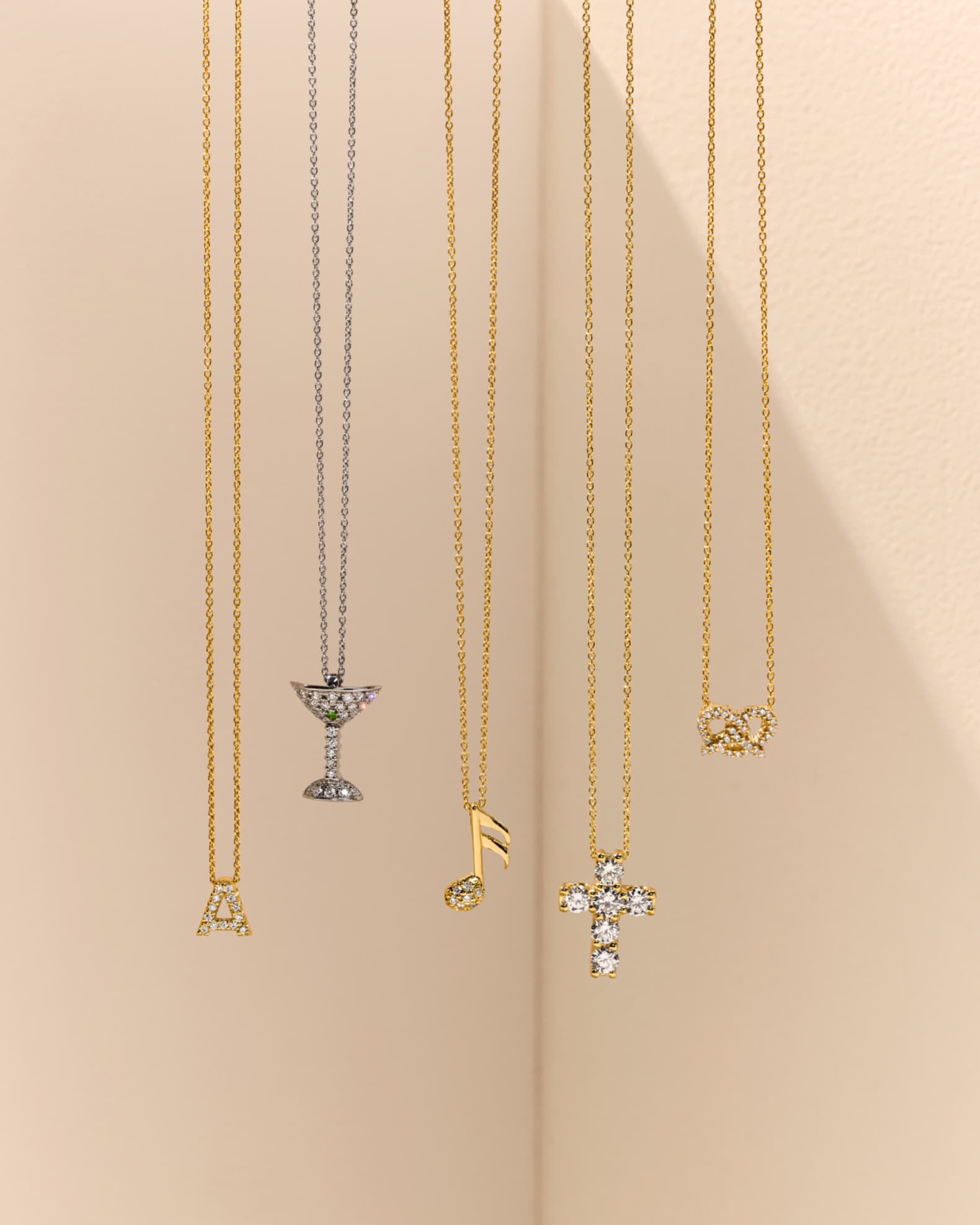 Neiman marcus letter necklace shop