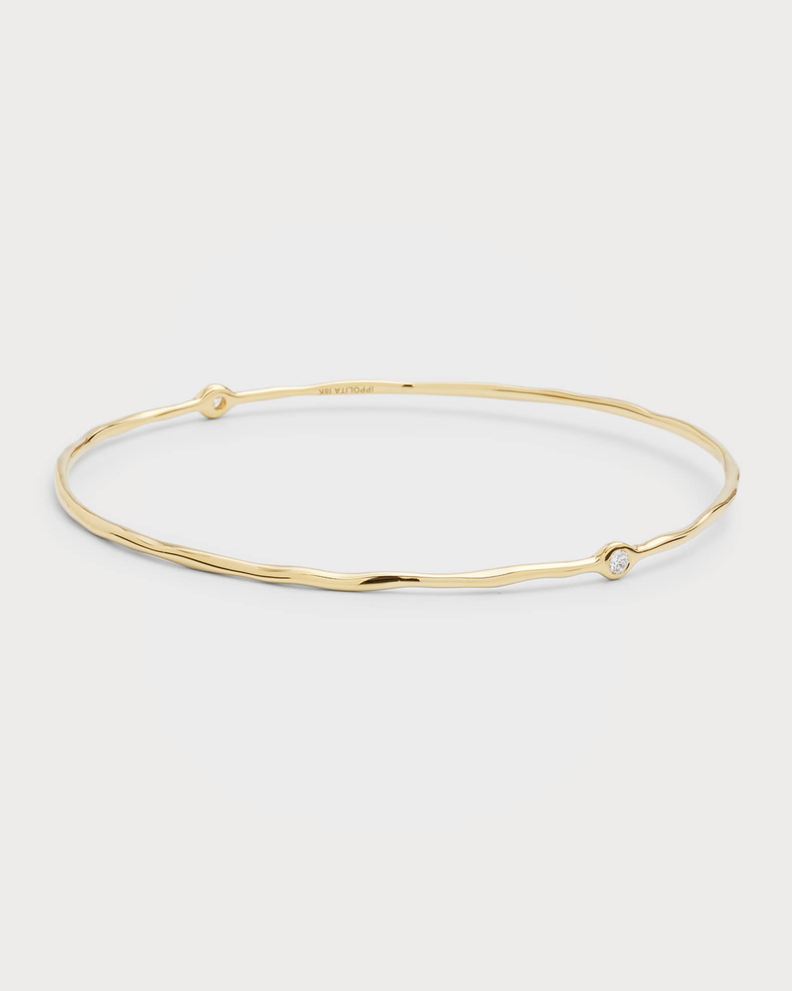 Superstar Bangle in 18K Gold with Diamonds 0