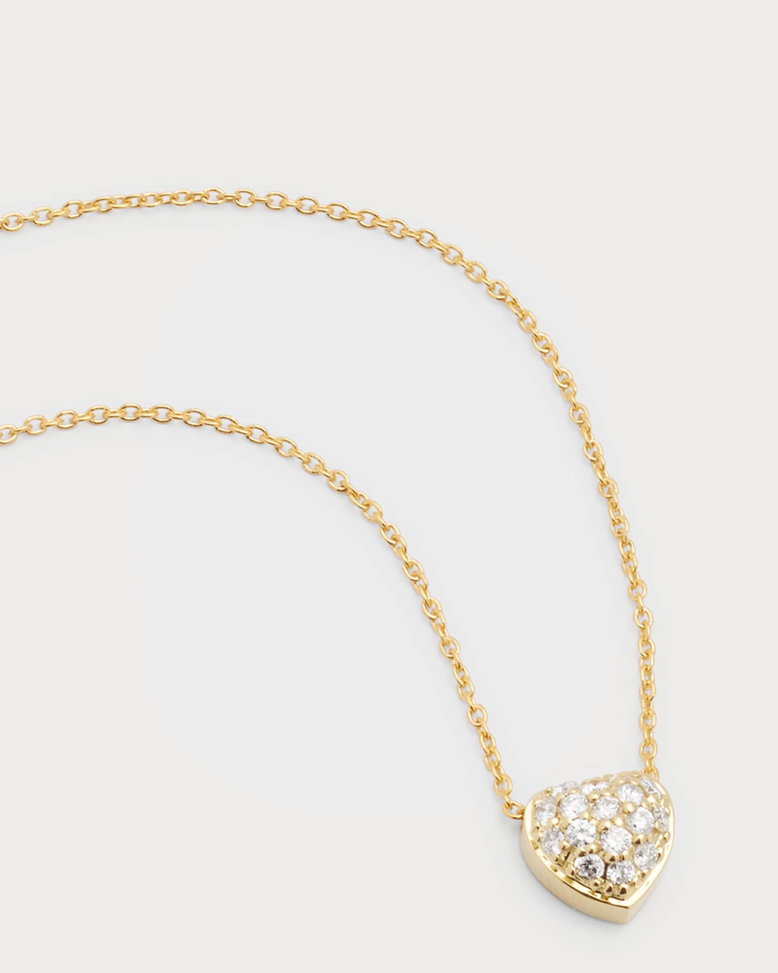 Pave Heart Necklace 0
