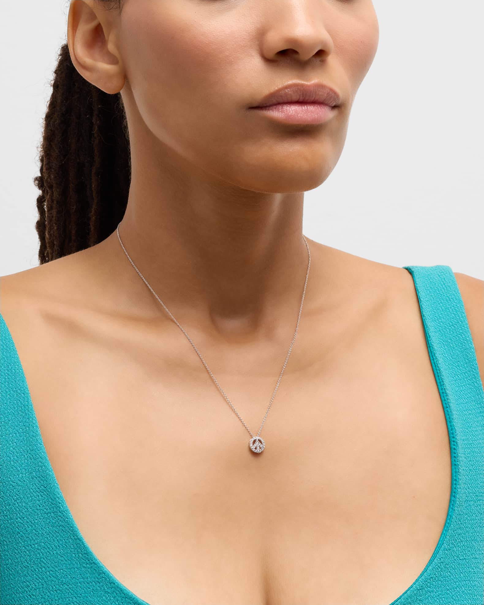 Roberto coin peace sign necklace new arrivals