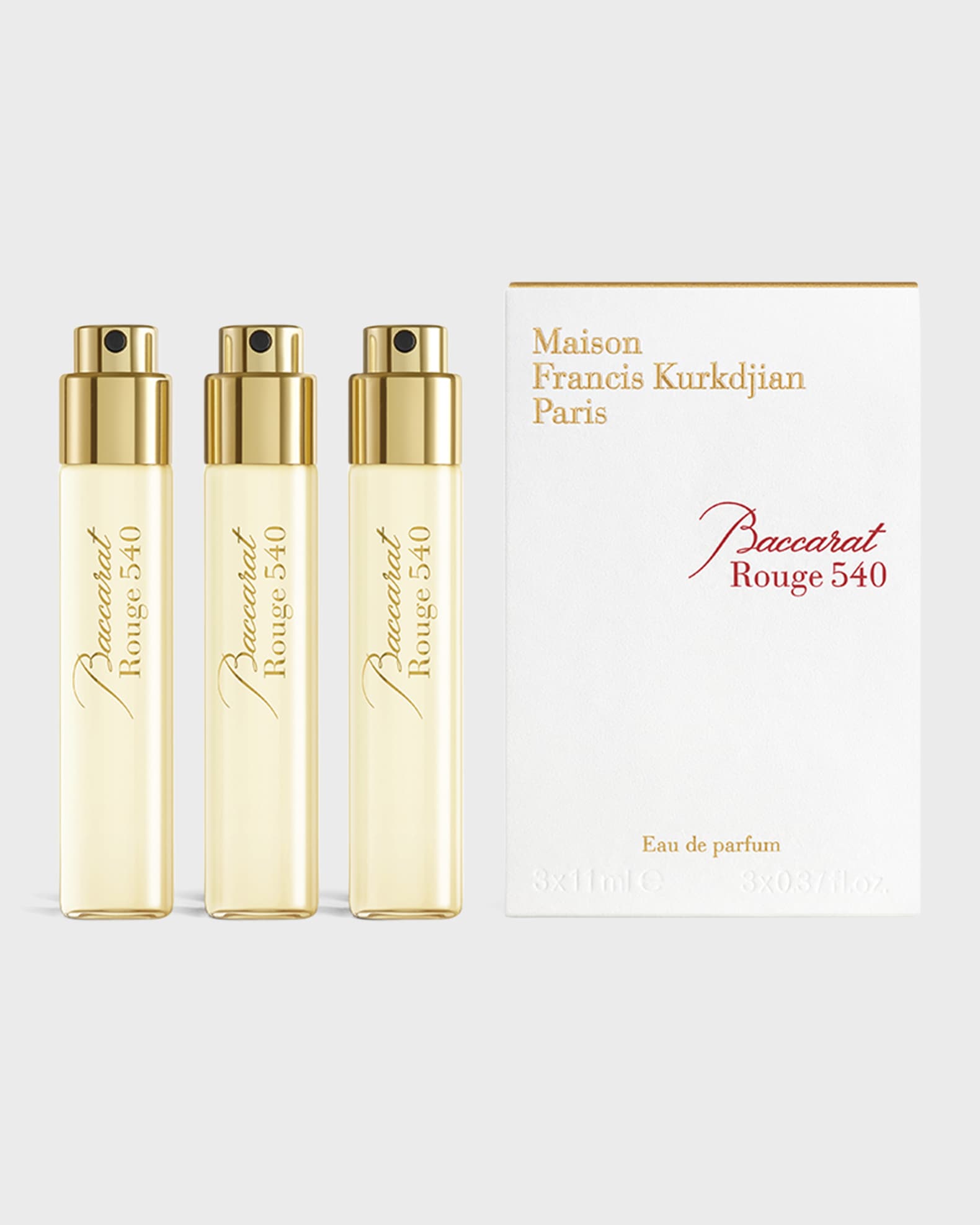 Maison Francis Kurkdjian Baccarat Rouge 540 Eau de Parfum Travel Spray Refills 3 x 0.37 oz. Neiman Marcus