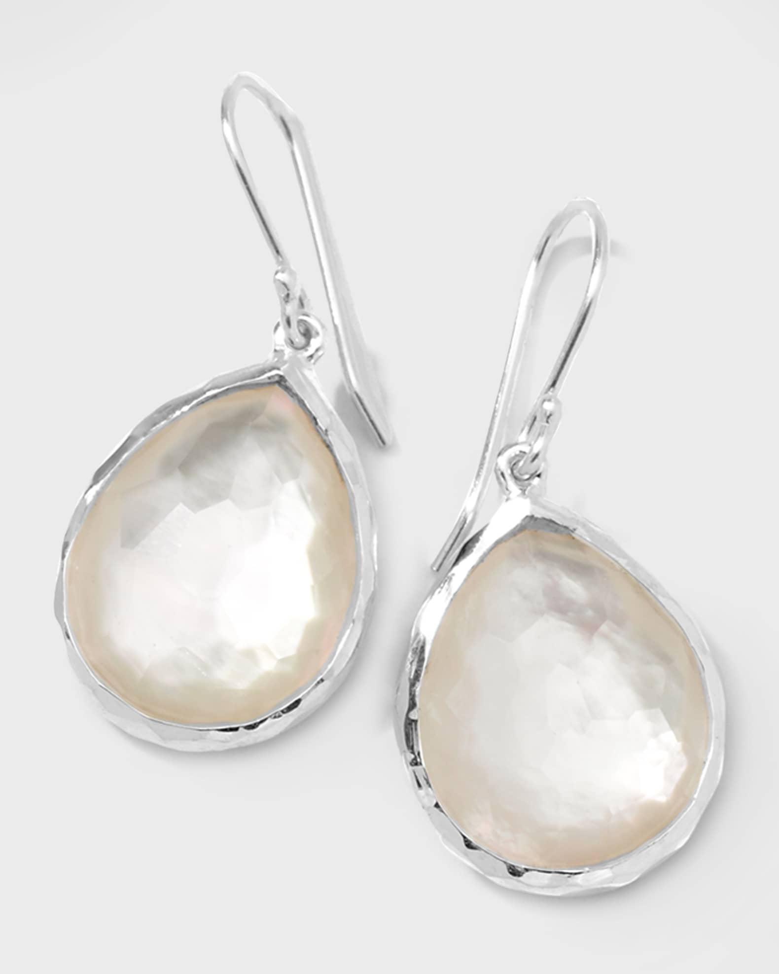Small Teardrop Earrings in Sterling Silver 0