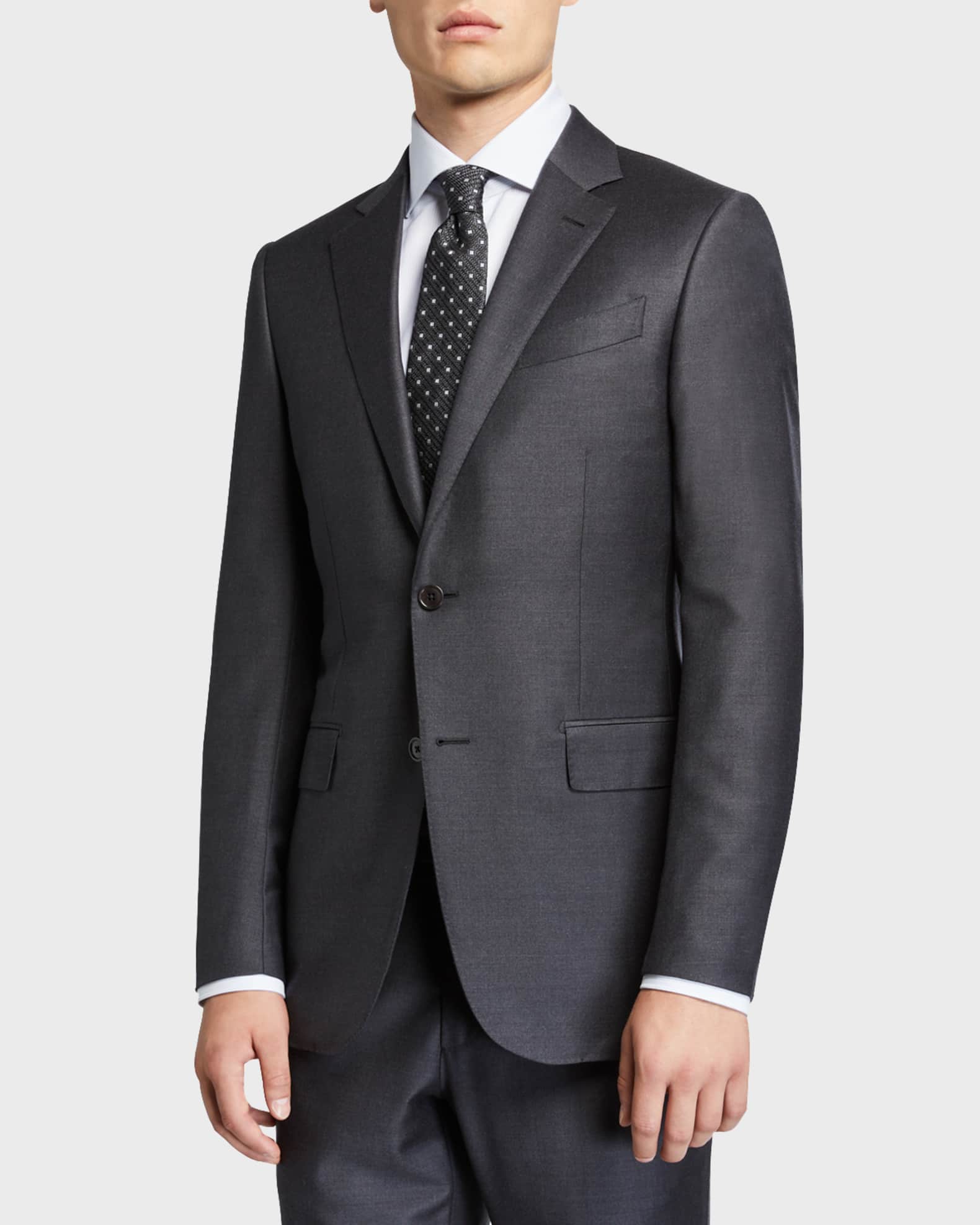 ZEGNA Men's Trofeo Milano Two-Piece Wool Suit | Neiman Marcus