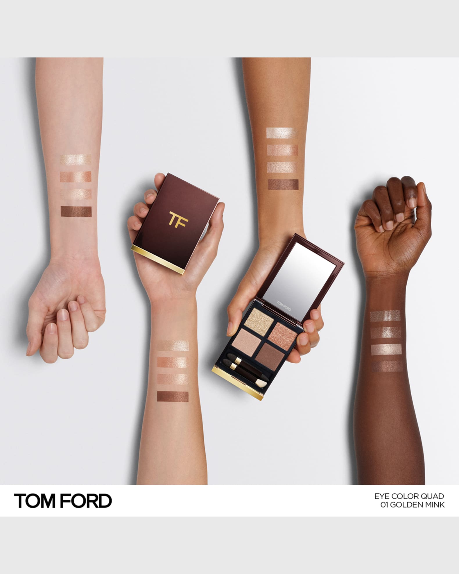 Tom Ford Golden Mink Eye Color Quad - #01, Satin Finish, 10g