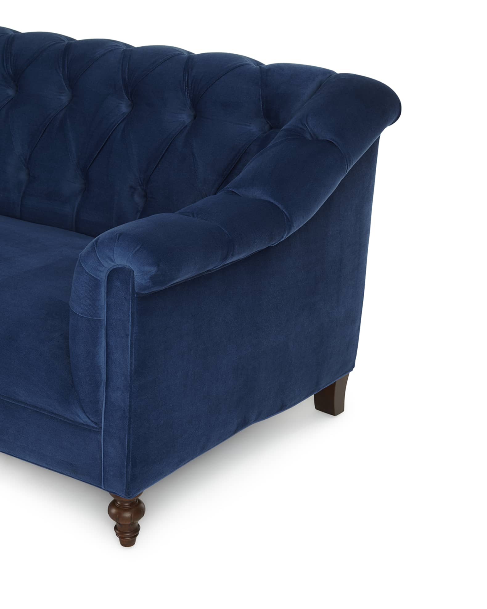 Raina Tufted Velvet Sofa 84" 1