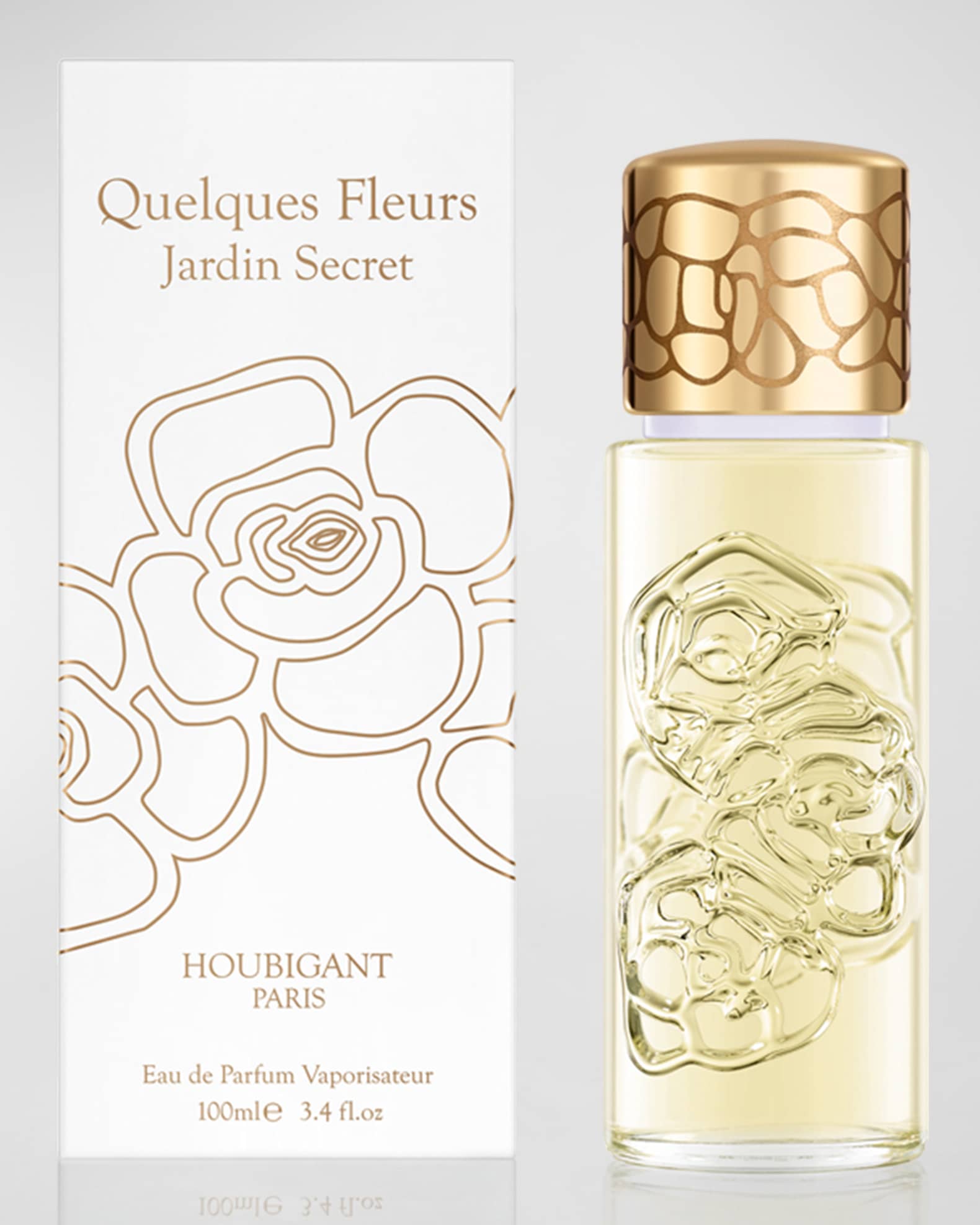 Houbigant Paris Quelques Fleurs Jardin Secret Eau de Parfum 3.4oz ...