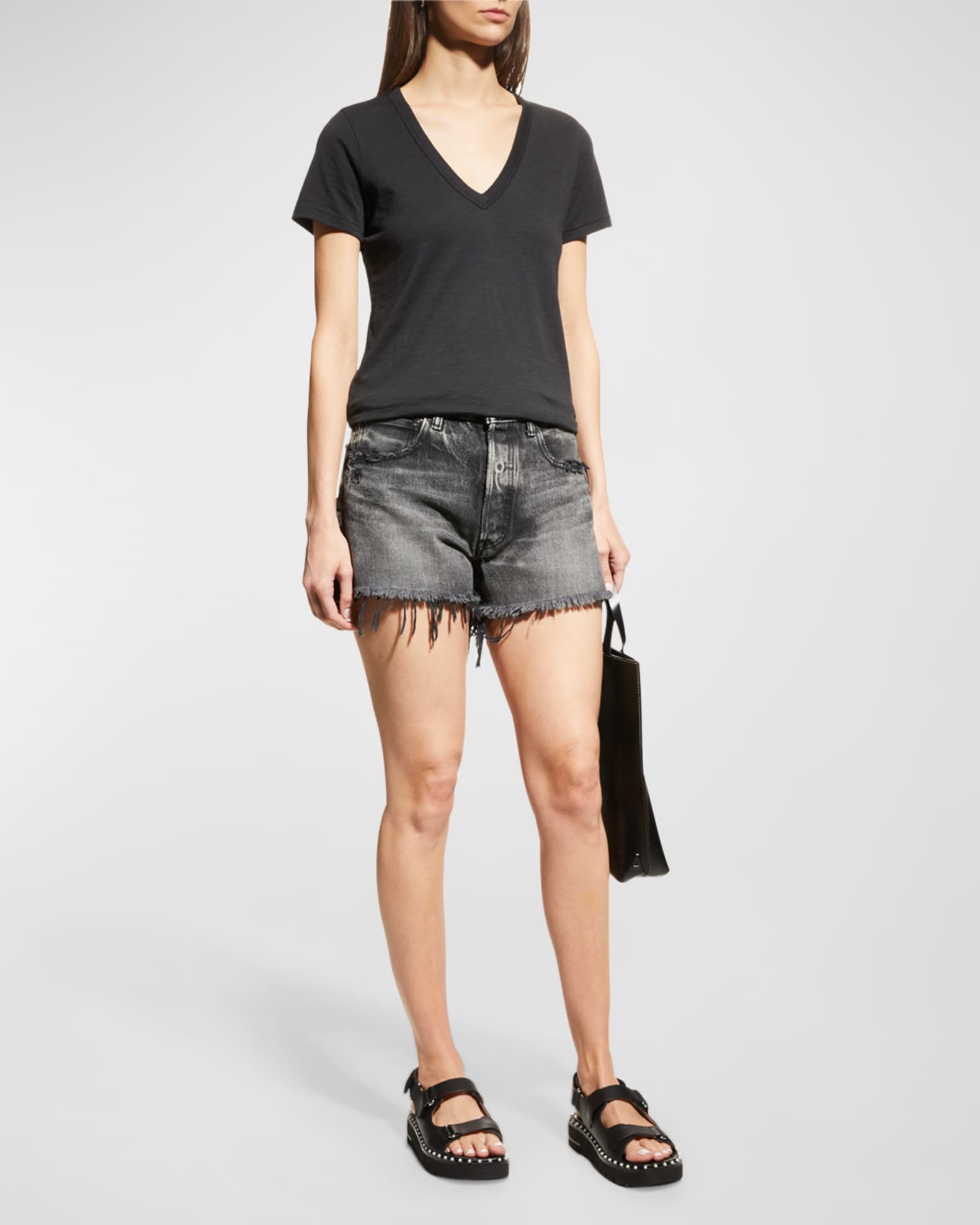 Rag & Bone The Vee Basic T-Shirt | Neiman Marcus