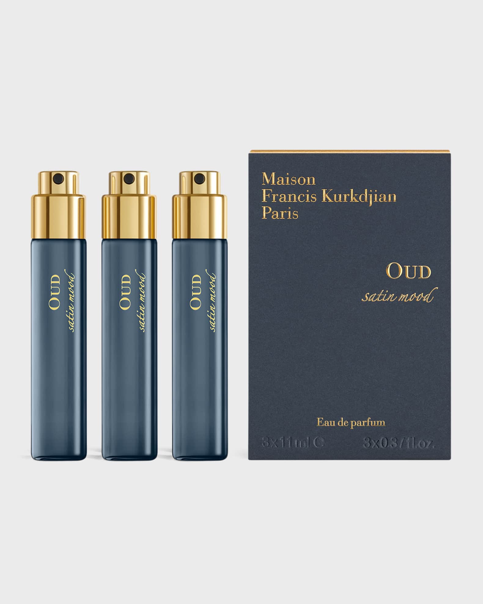OUD satin mood Eau de Parfum Travel Spray Refills, 3 x 0.37 oz. 1