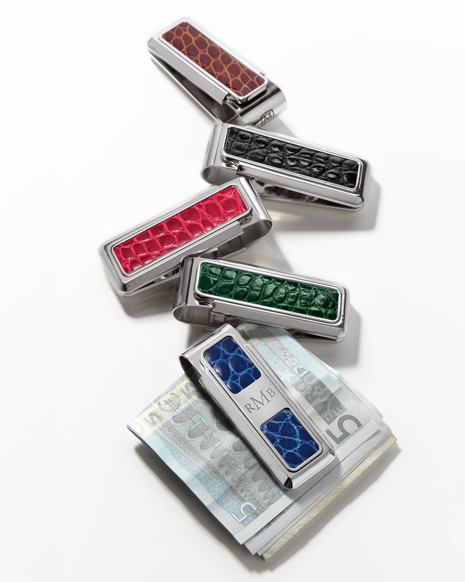 Monterey Alligator Money Clip, Green 1