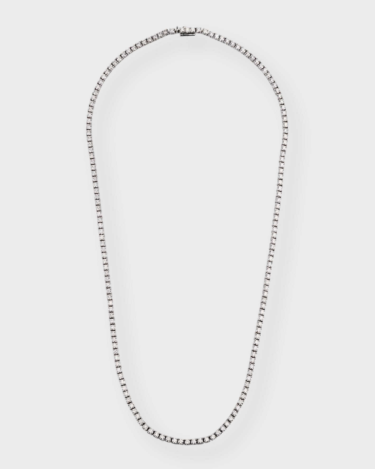 Neiman Marcus Diamonds 18k White Gold Diamond Necklace, 18
