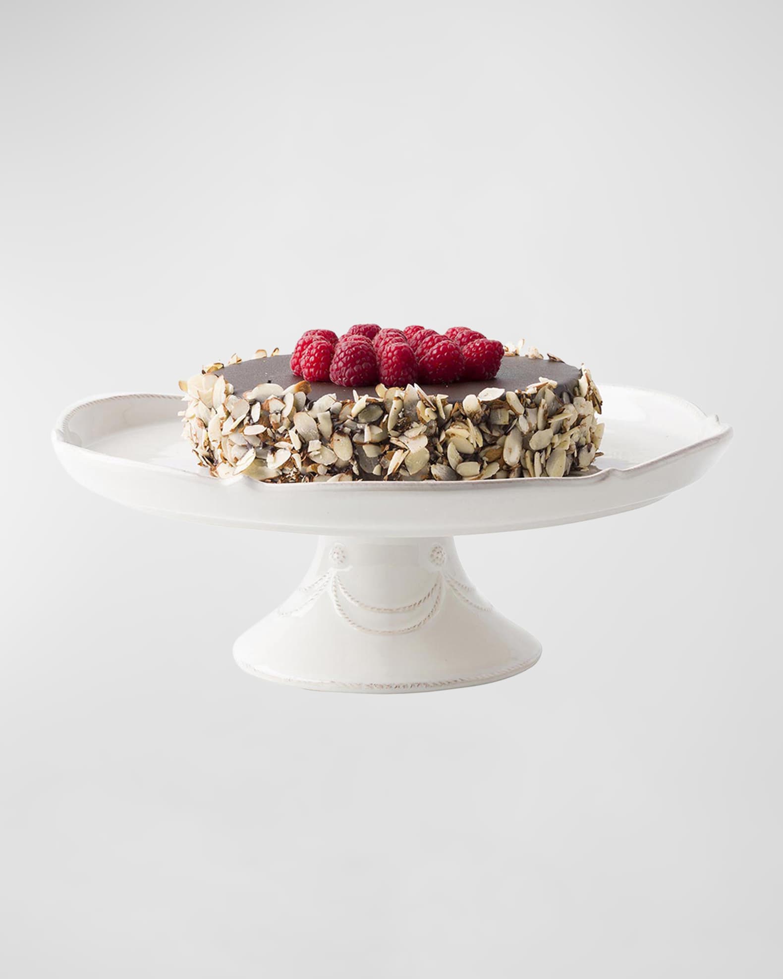 Juliska Berry & Thread Cake Stand Whitewash Neiman Marcus