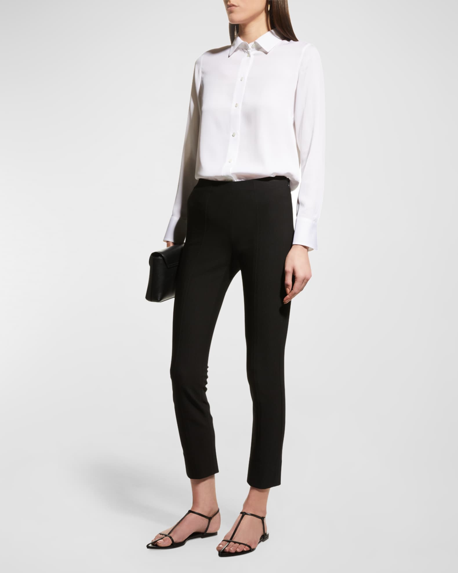 Vince stitch front seam legging pants top