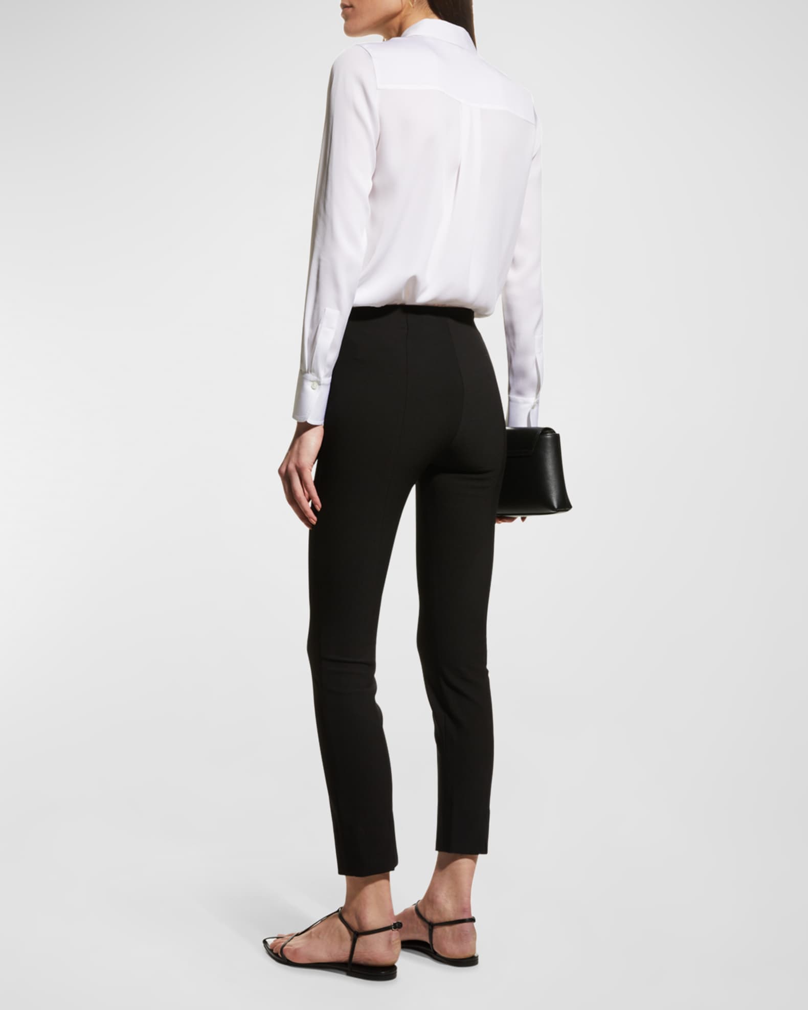 Vince Stitch-Front Seam Leggings | Neiman Marcus