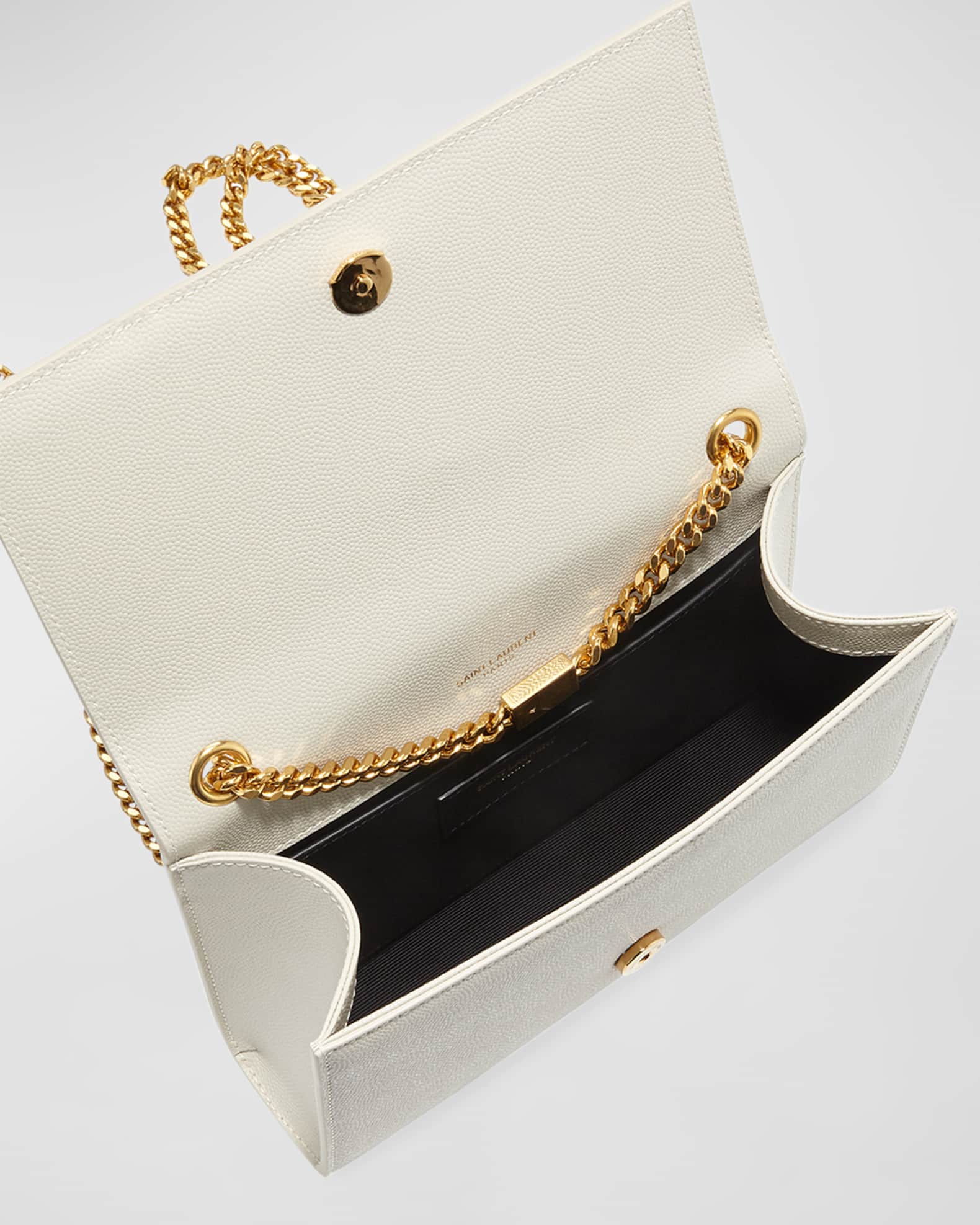 全国総量無料で Saint Laurent Kate Small YSL Crossbody Bag in Grained バッグ