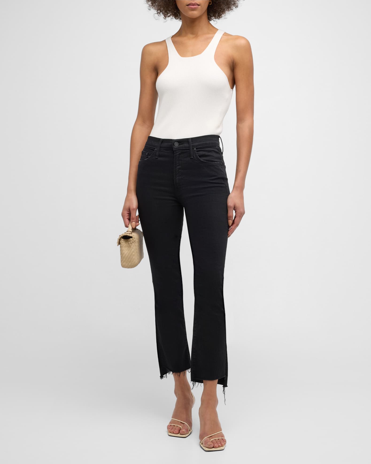 Black 70s flared jeans, Saint Laurent